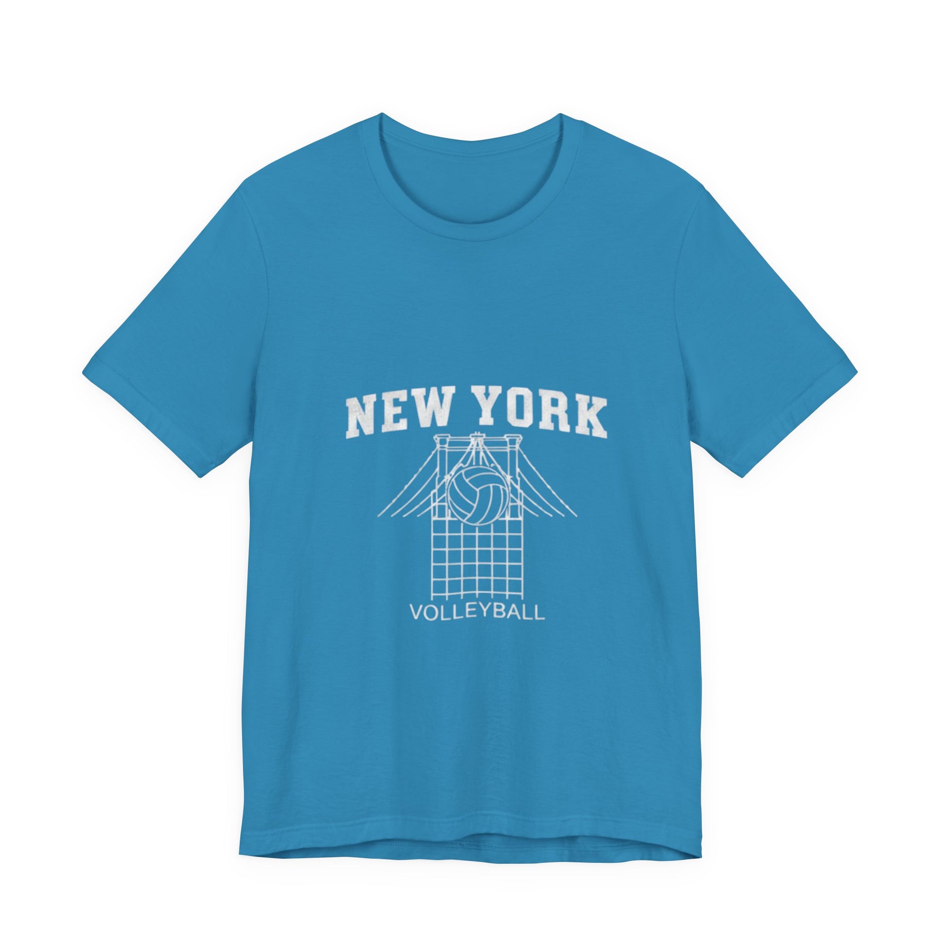 New York city bridge volleyball t-shirt artwork