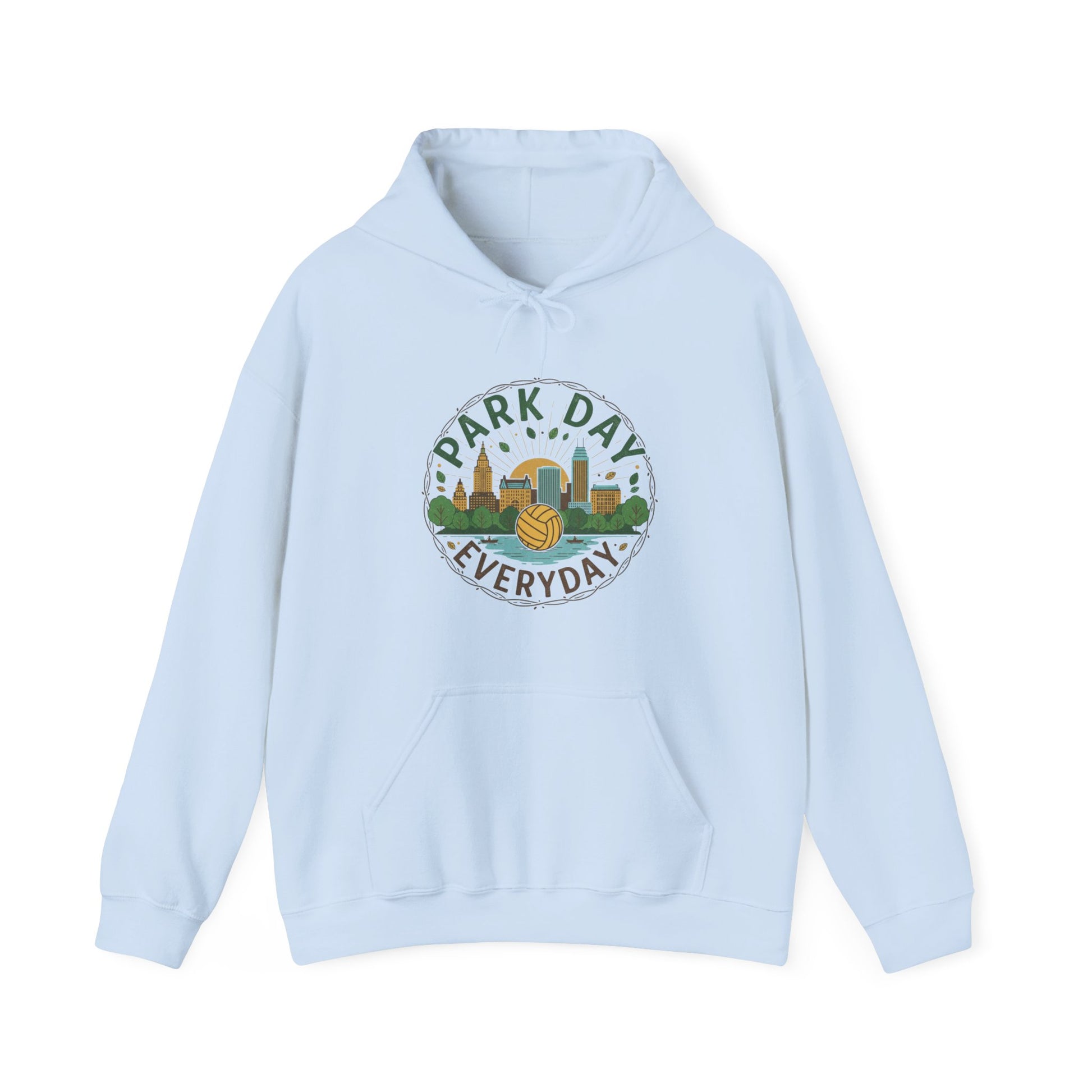 Graphic hoodie with park day lettering