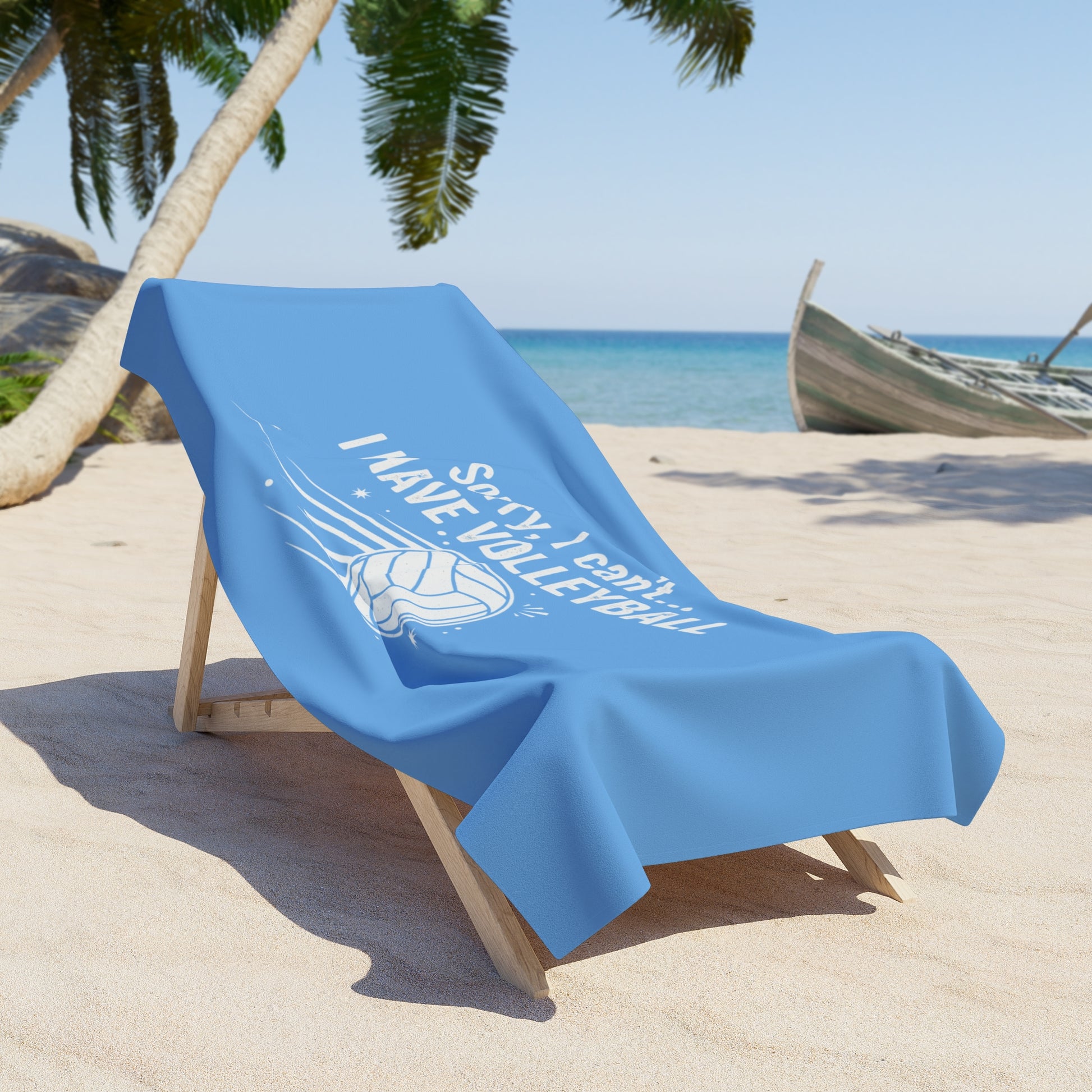 Volleyball quote towel design