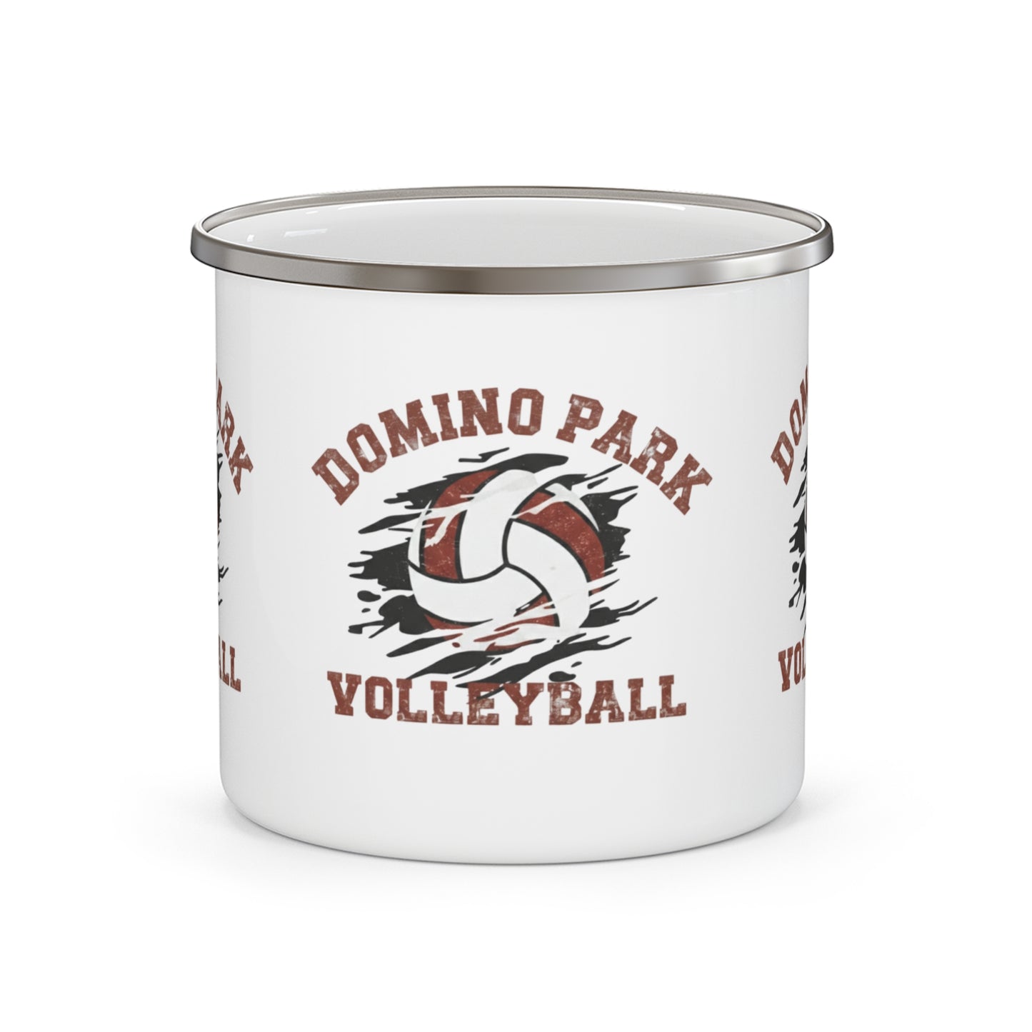 volleyball enamel mug