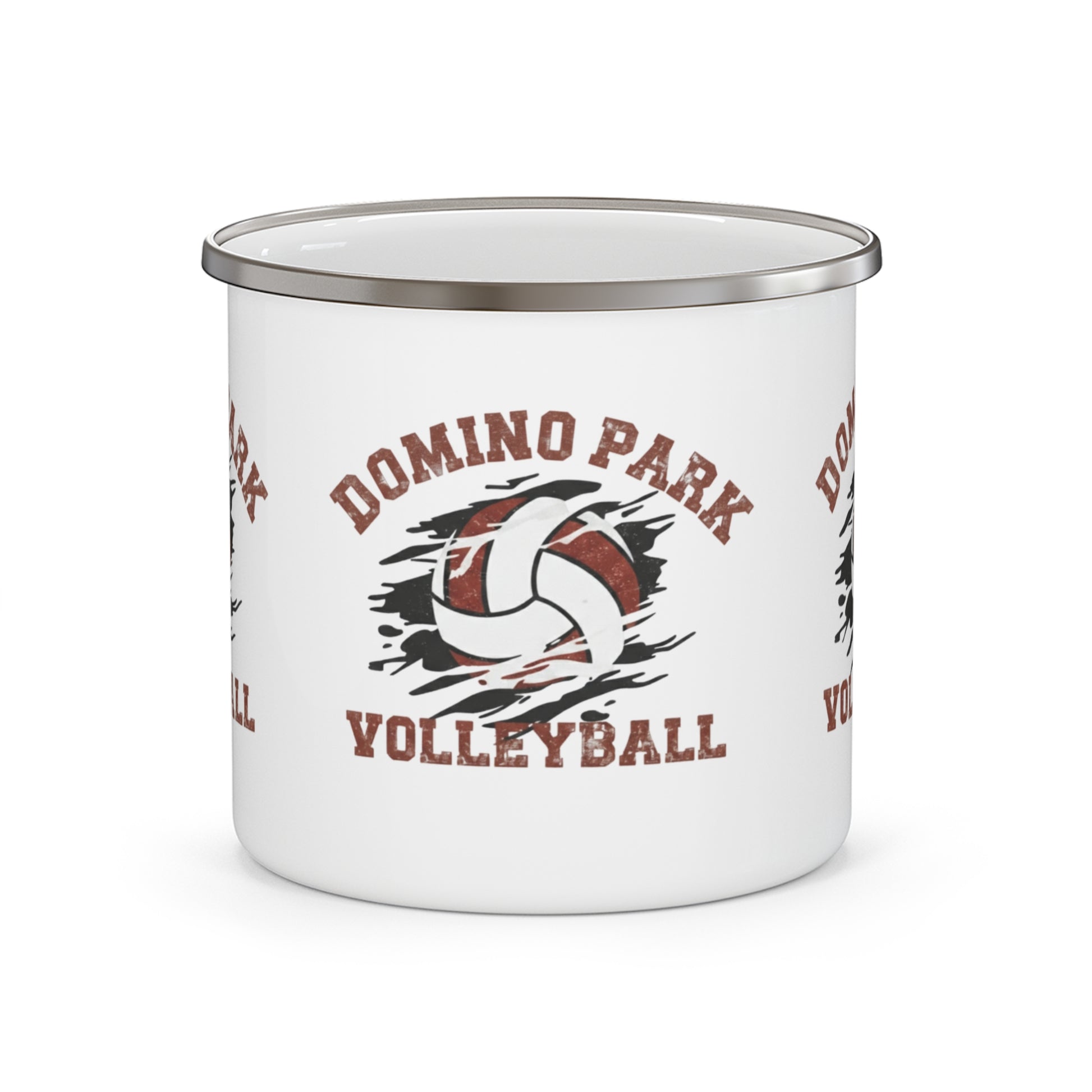volleyball enamel mug