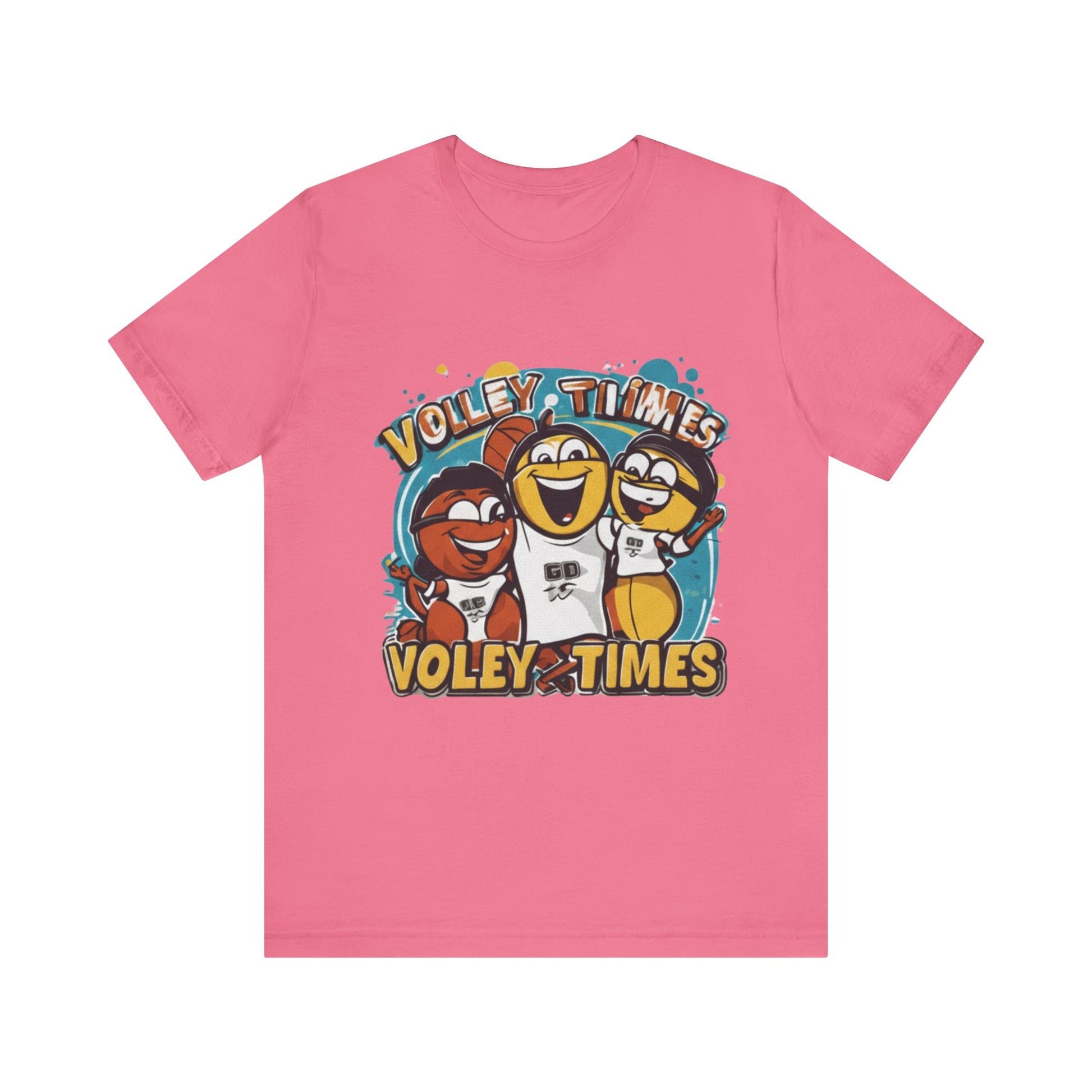 “Volley Times” volleyball T-shirt close-up