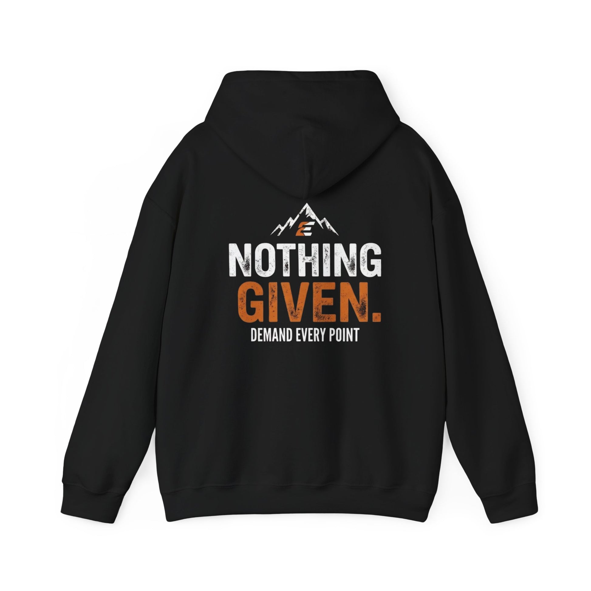 Minimalist volleyball quote Earn Every Point Nothing Given typography