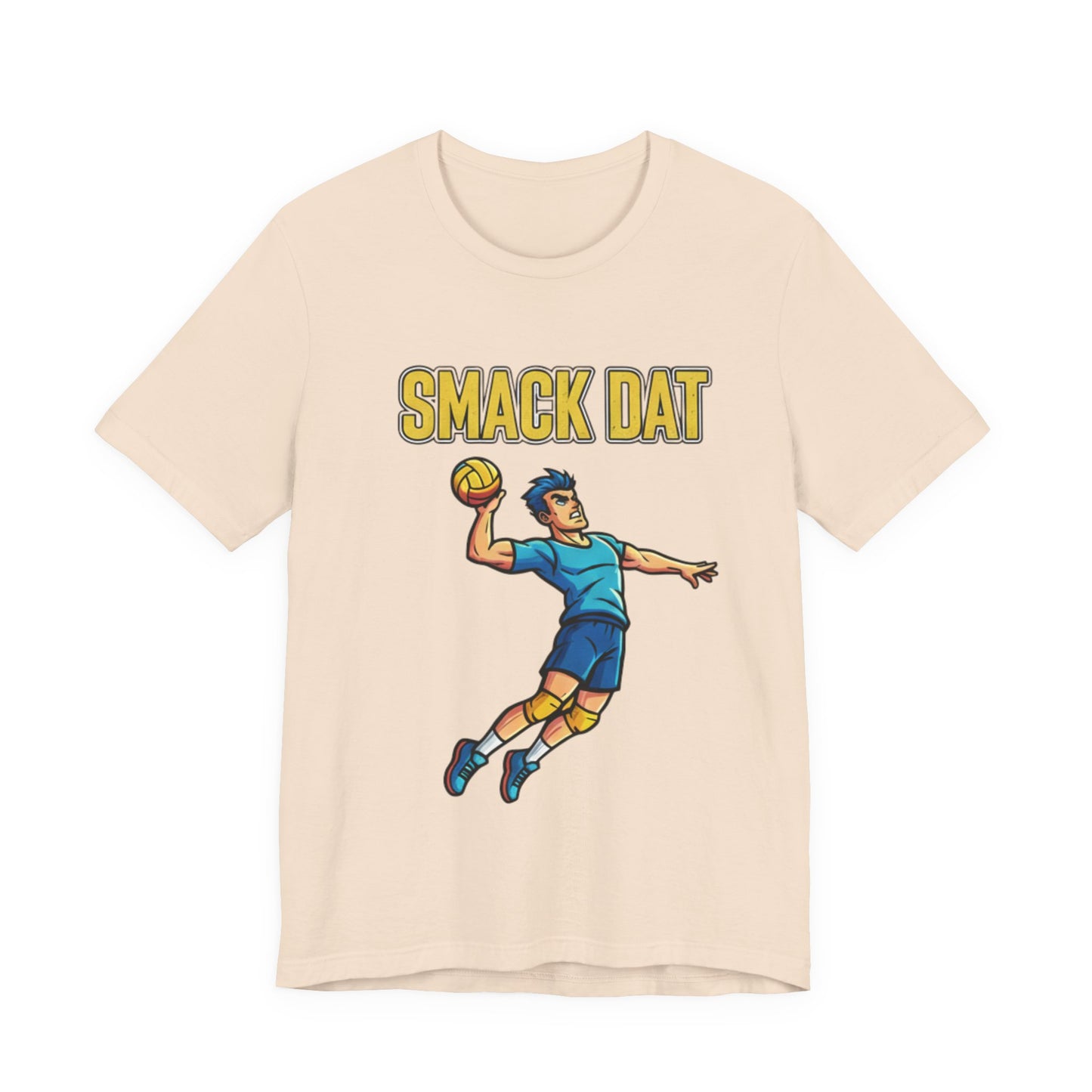SMack Dat volleyball slogan illustrated shirt design