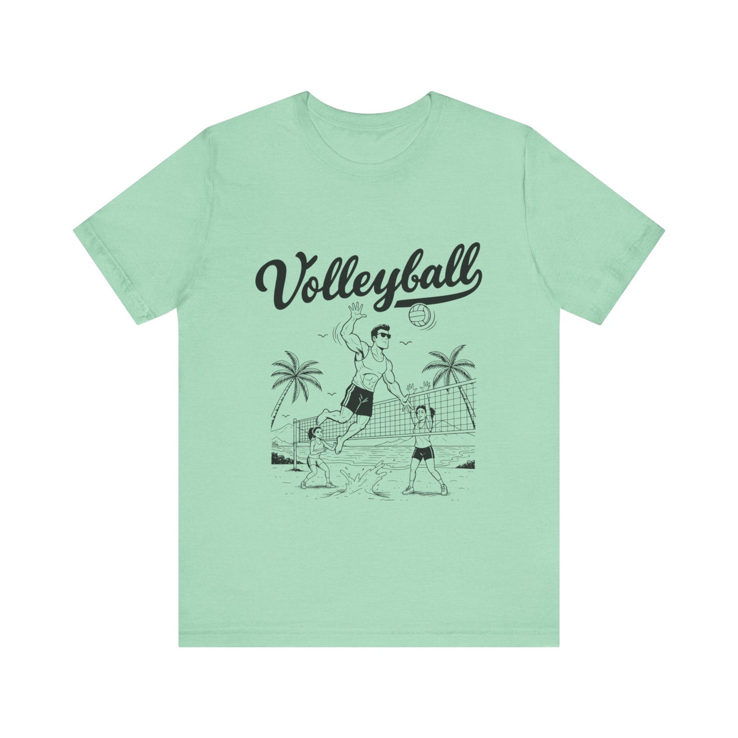 Unisex volleyball shirt for practice or tournaments