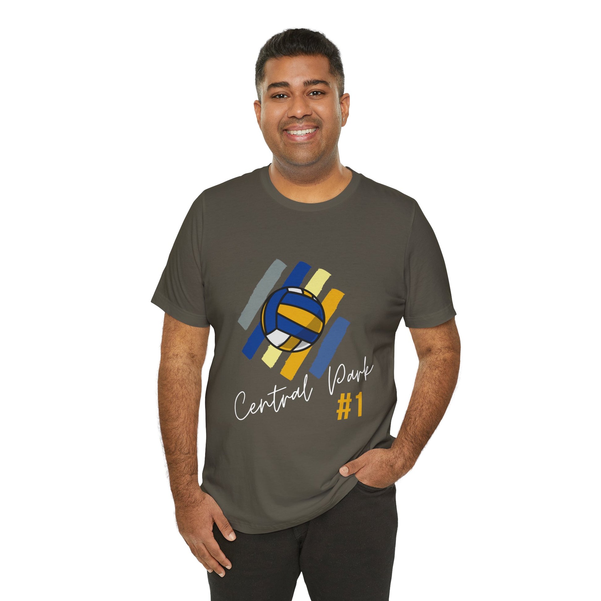 Model wearing Central Park Volleyball #1 Tee