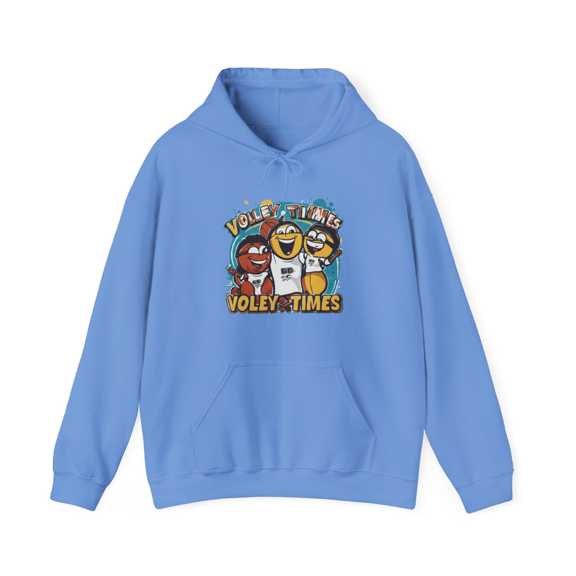 Unisex volleyball sweatshirt with illustrated print