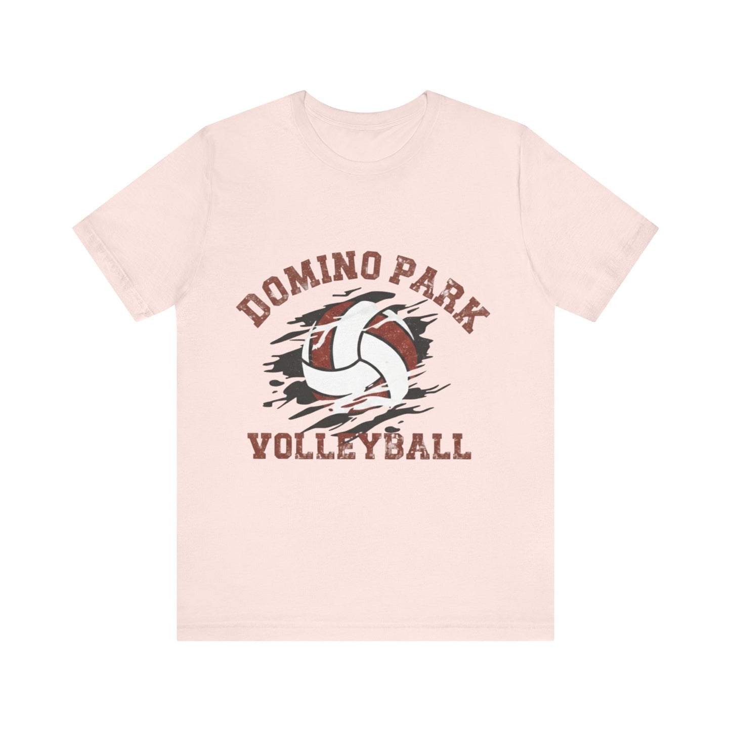 Volleyball t-shirt with bold graphic design for players and fans.