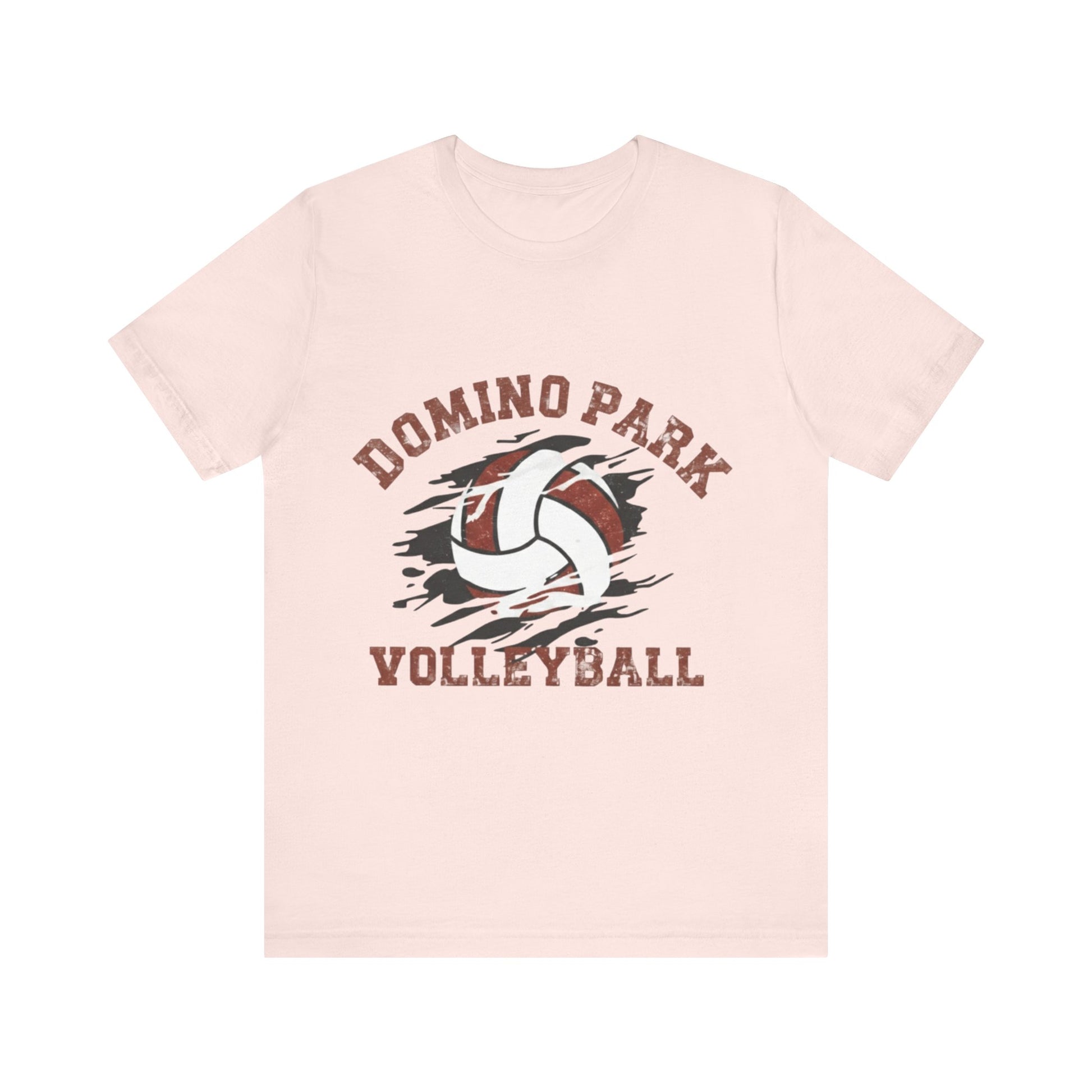 Volleyball t-shirt with bold graphic design for players and fans.