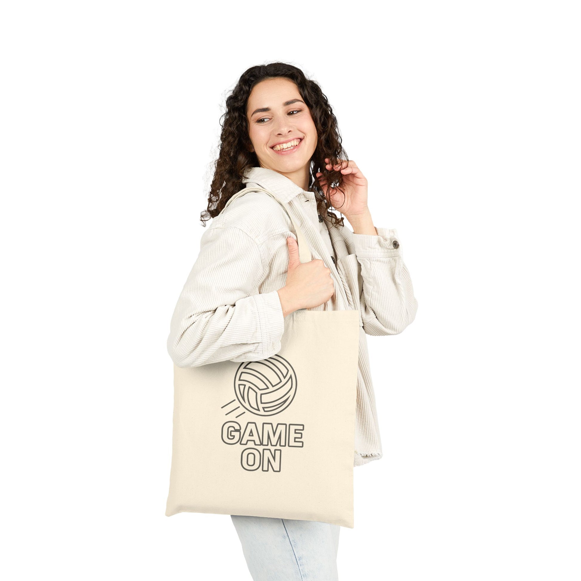 reusable volleyball tote for practice and travel