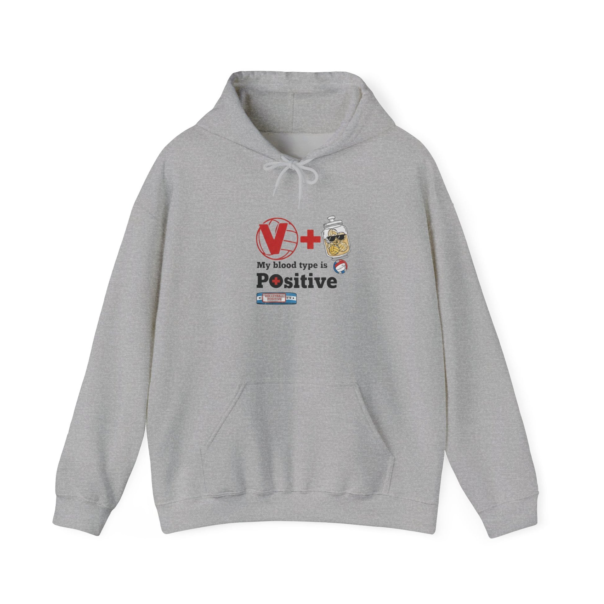 My Blood Type is Volleyball Positive hoodie