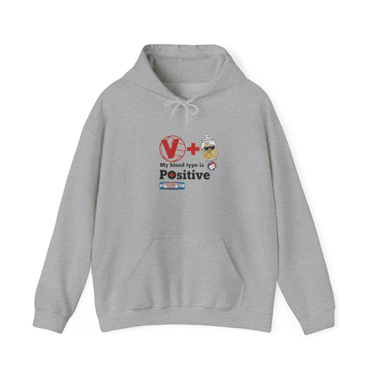 My Blood Type is Volleyball Positive hoodie