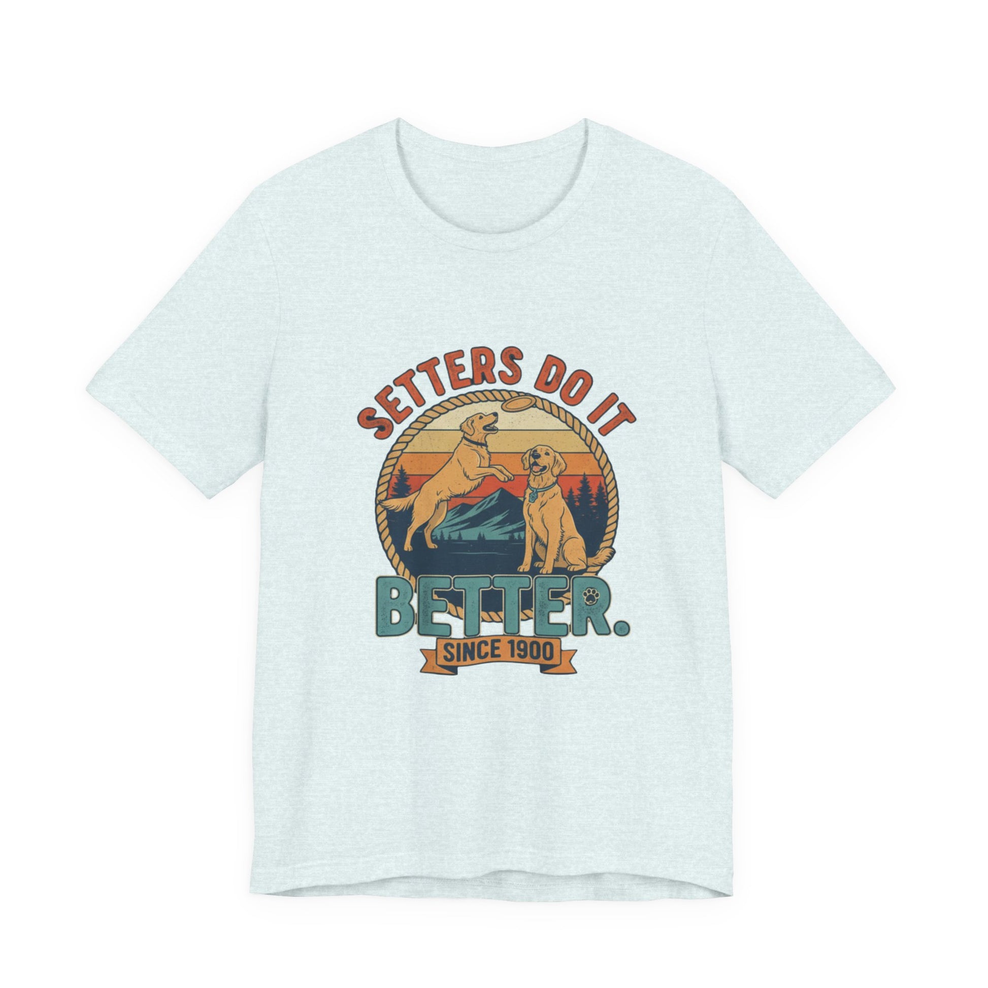 Setters Do It Better bold volleyball slogan on shirt front