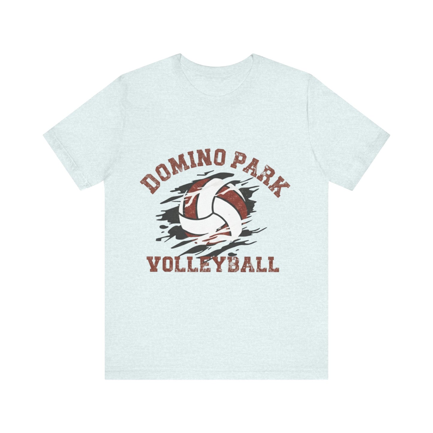 Unisex volleyball tee with vibrant, playful graphics.