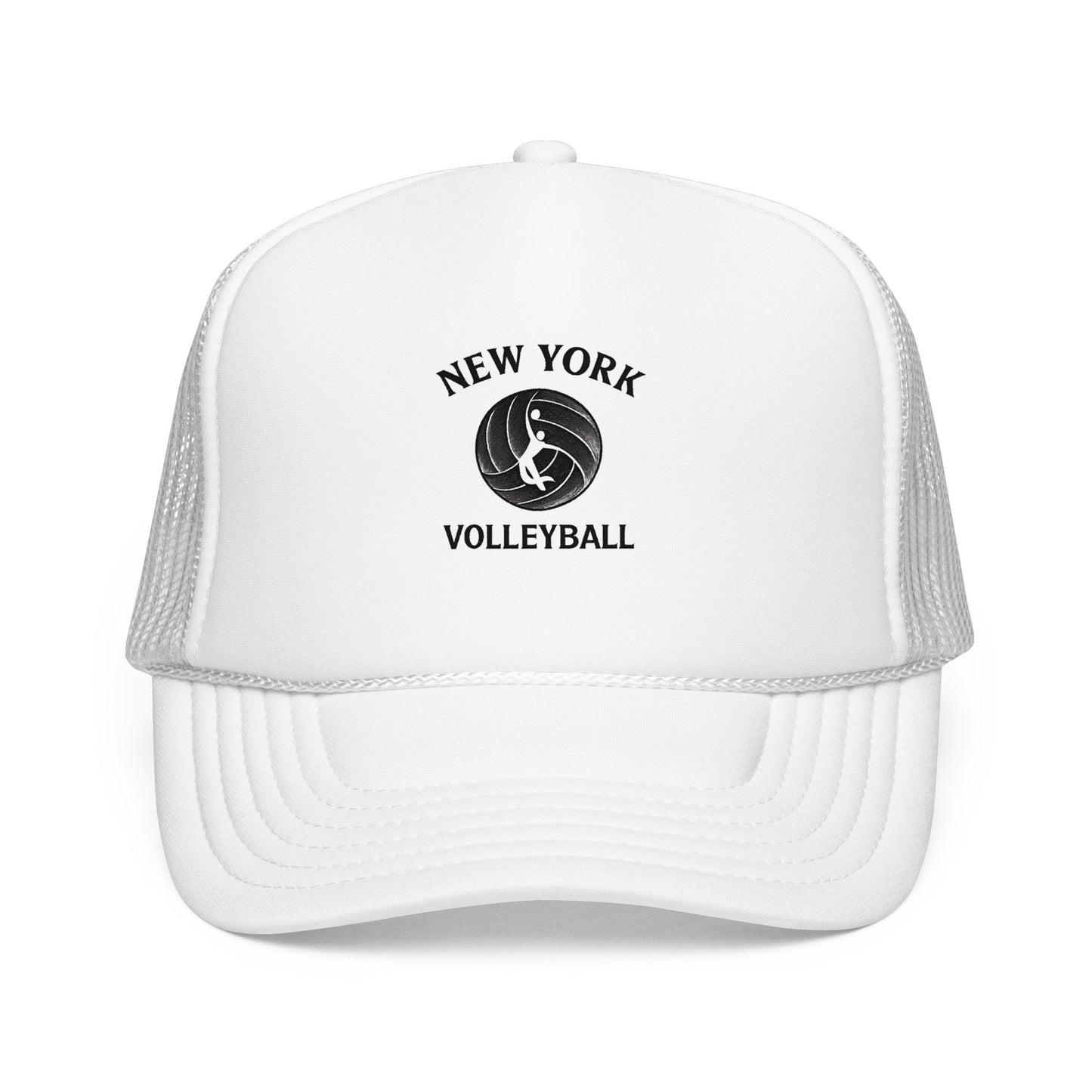 New York statue inspired volleyball visual design