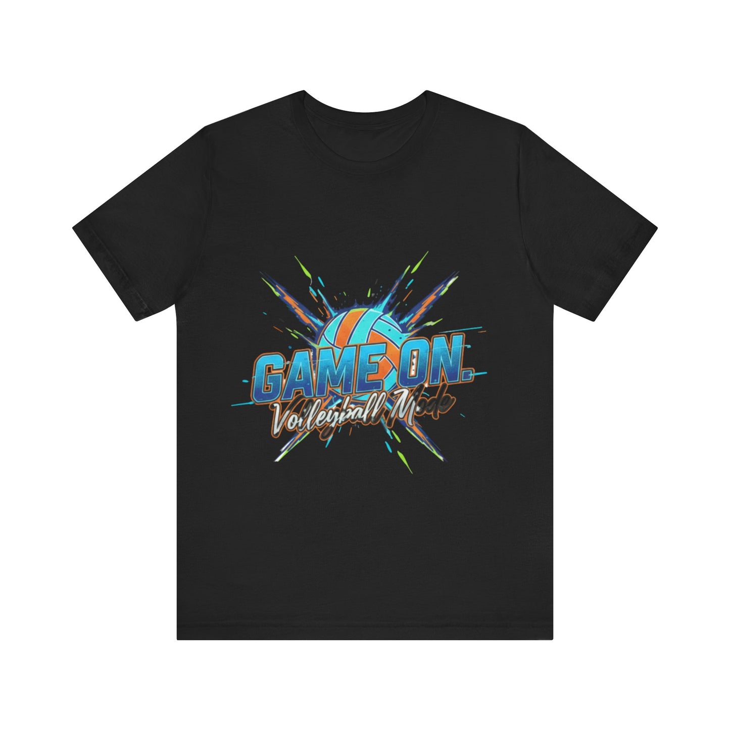 Volleyball player inspired “Game On Volleyball Mode” T-Shirt design