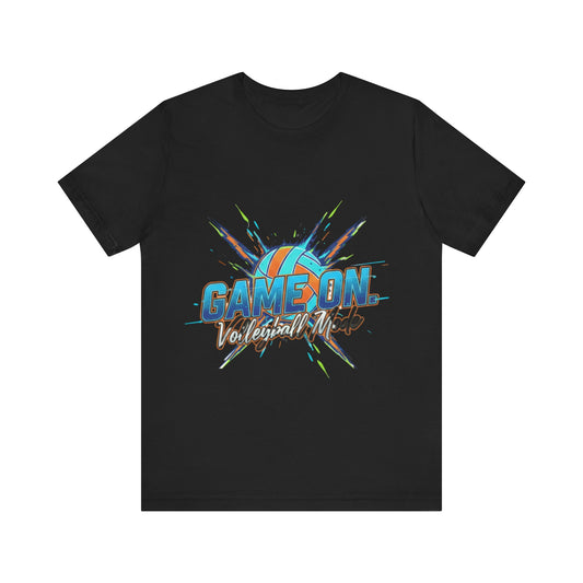 Volleyball player inspired “Game On Volleyball Mode” T-Shirt design