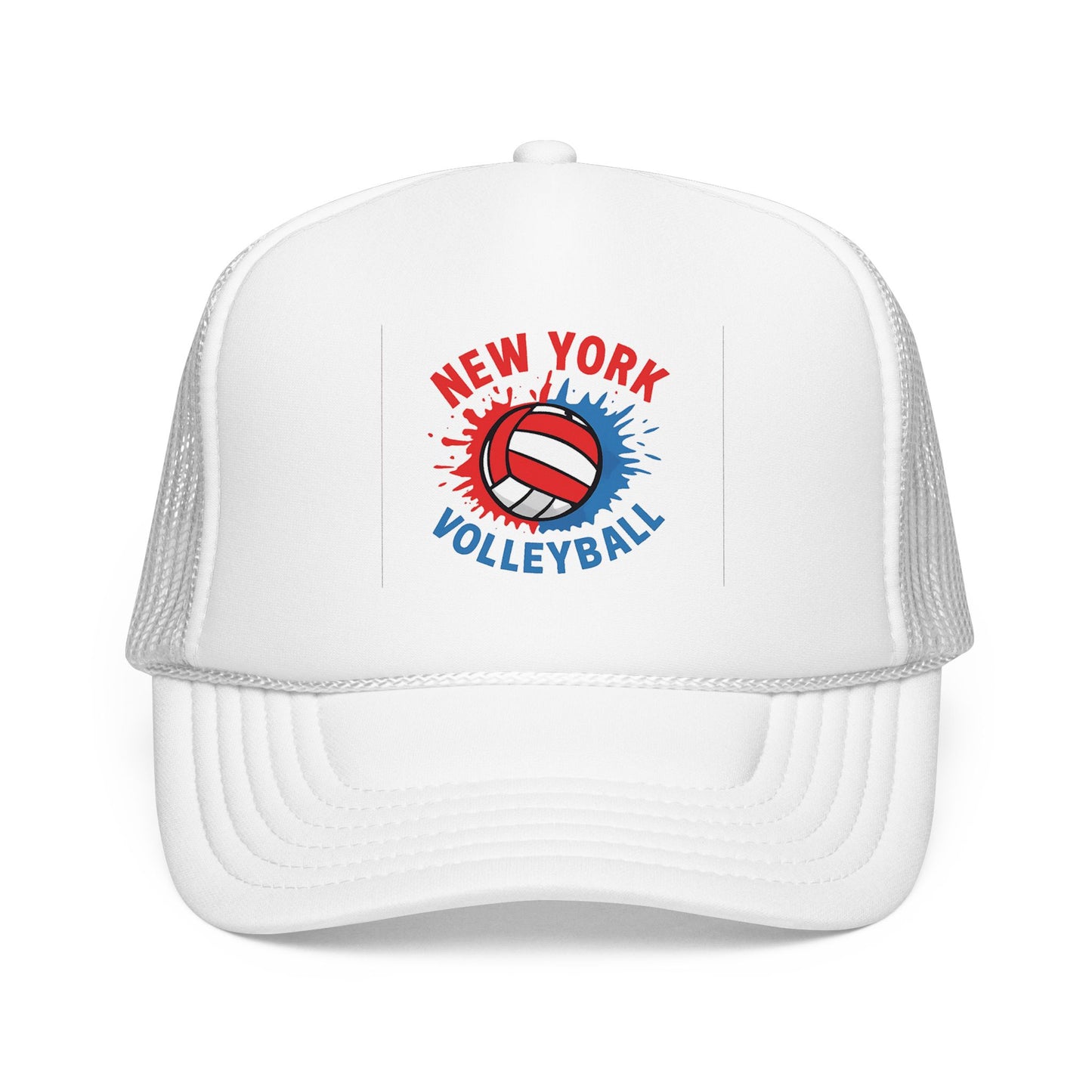 Minimal New York volleyball splash hat design