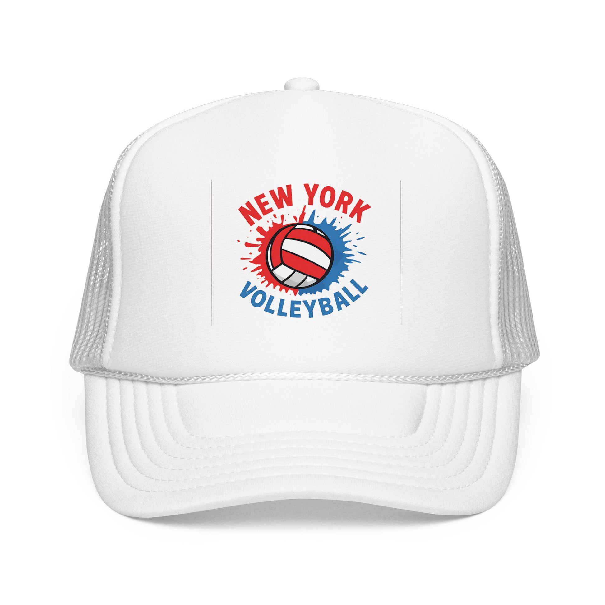 Minimal New York volleyball splash hat design