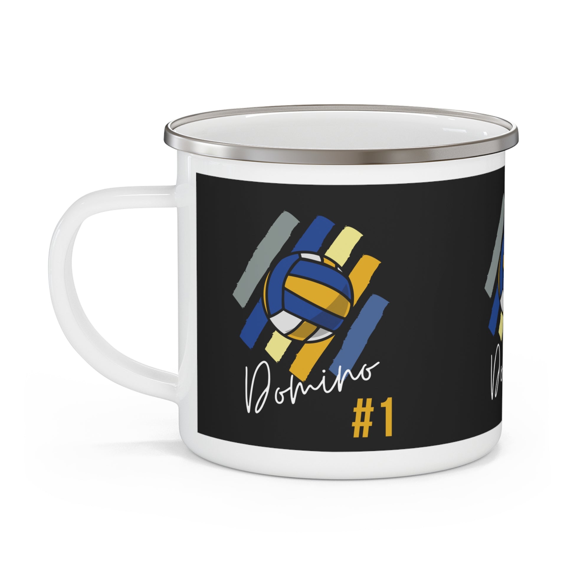 Durable Domino Park Volleyball #1 camping mug for hot and cold drinks