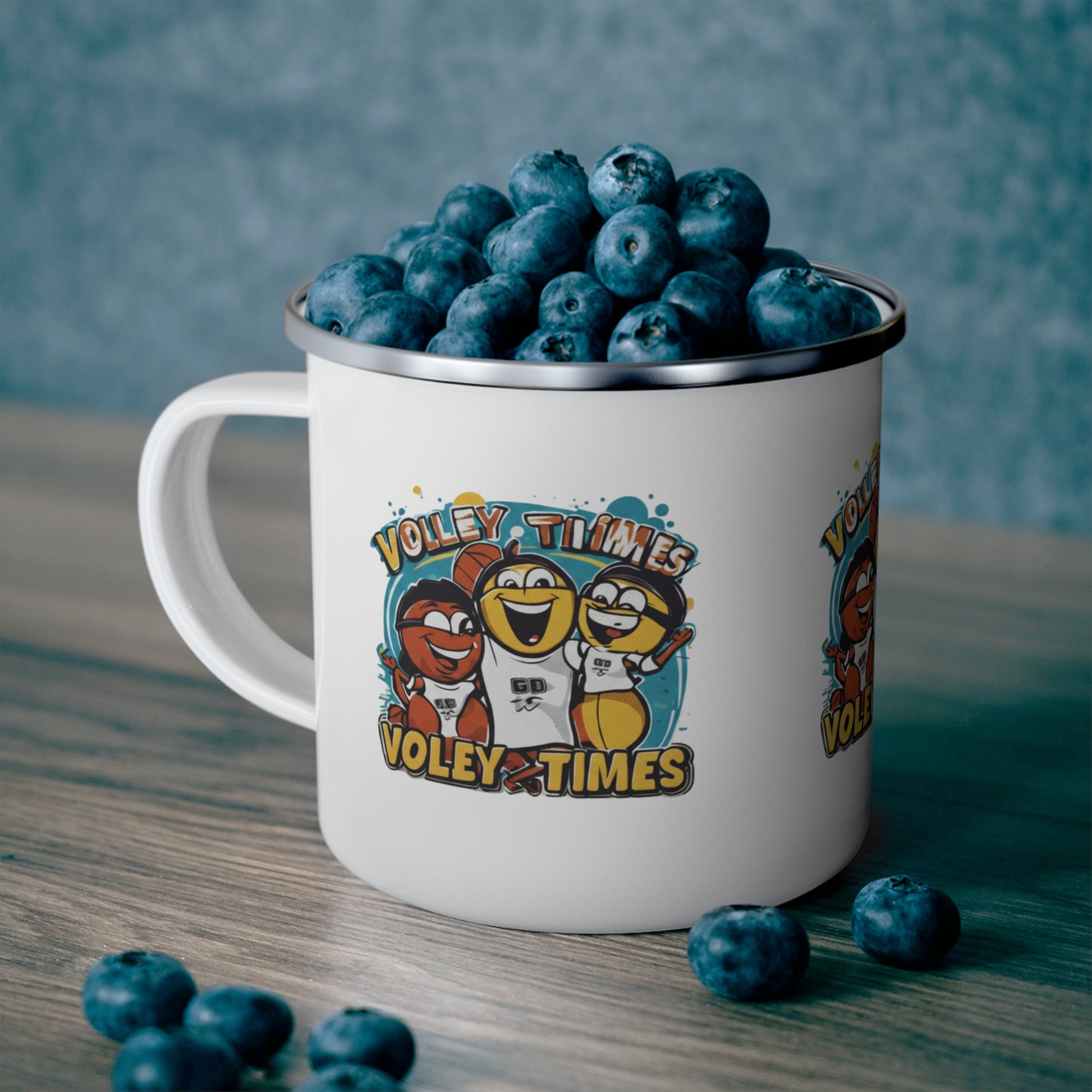 Colorful Volley Times mug for coffee or tea
