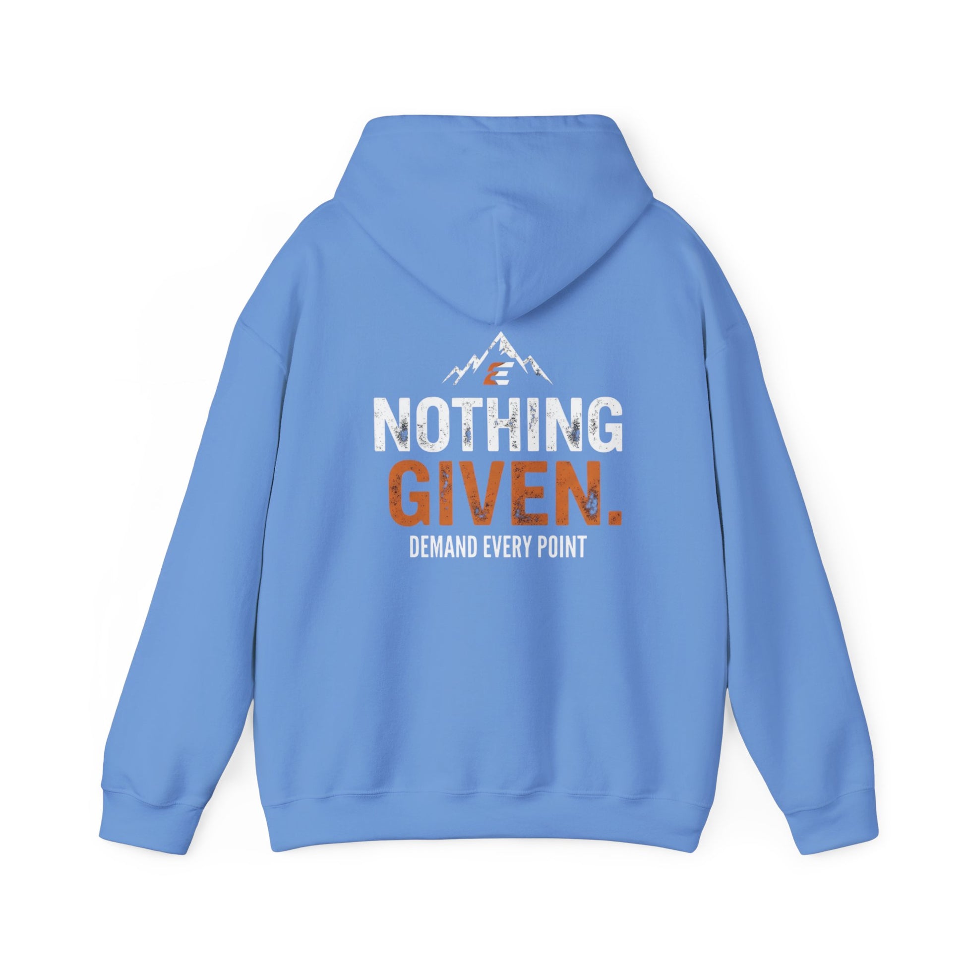 Earn Every Point Nothing Given uppercase text graphic
