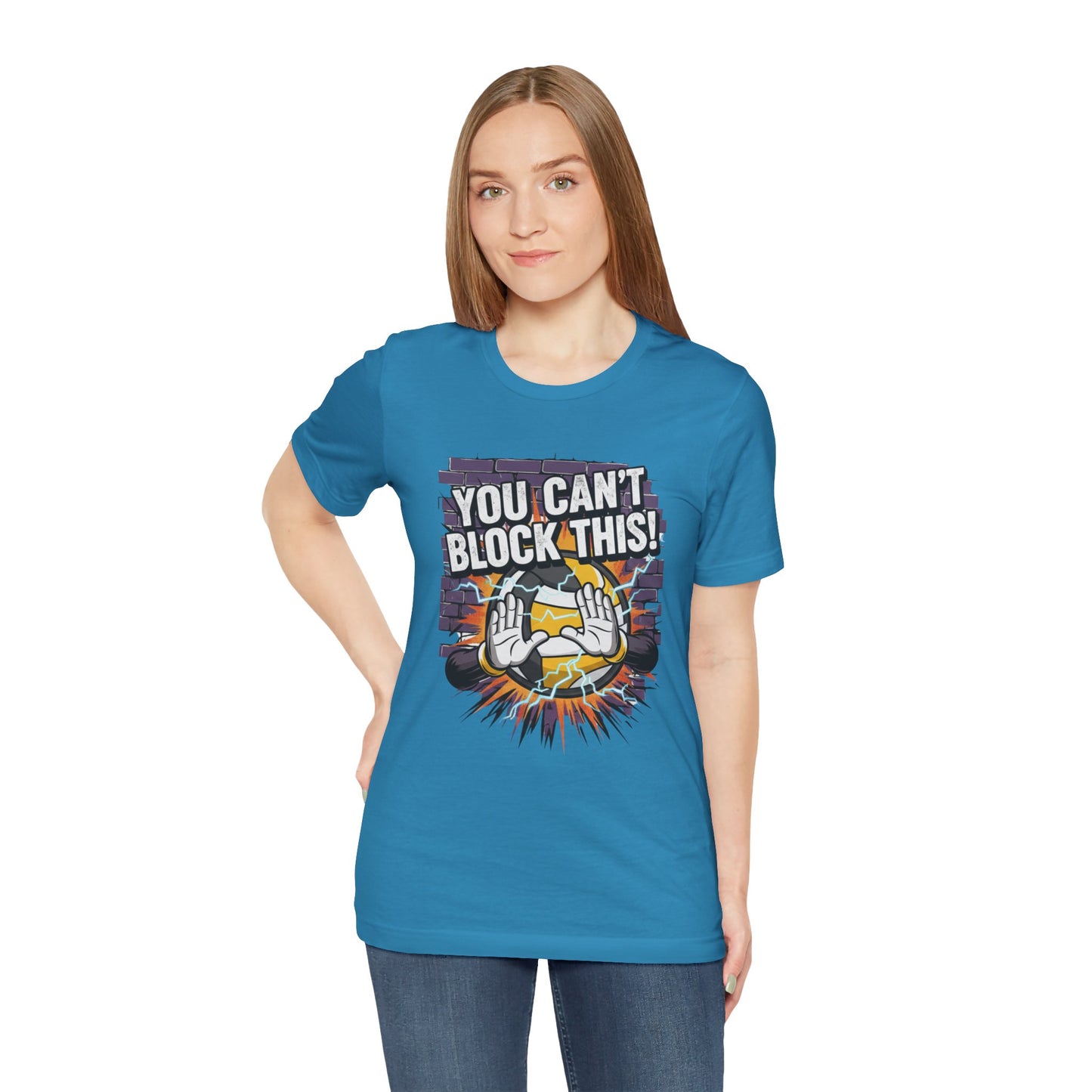 You Cant Block This confident hitter t-shirt graphic