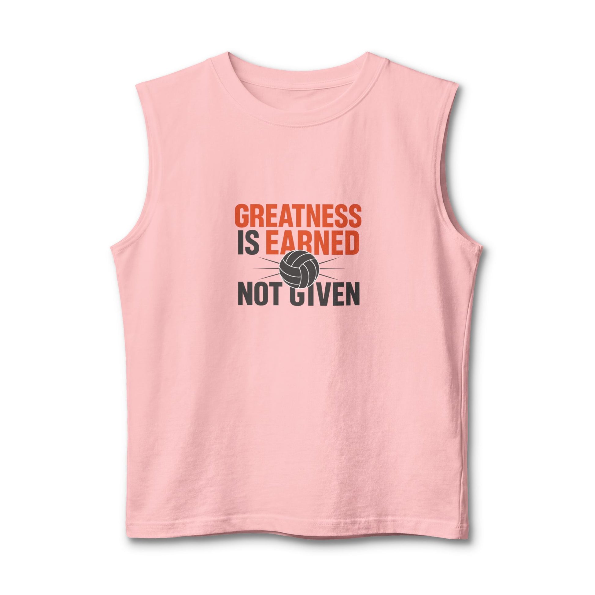 Inspirational athlete quote muscle tank graphic