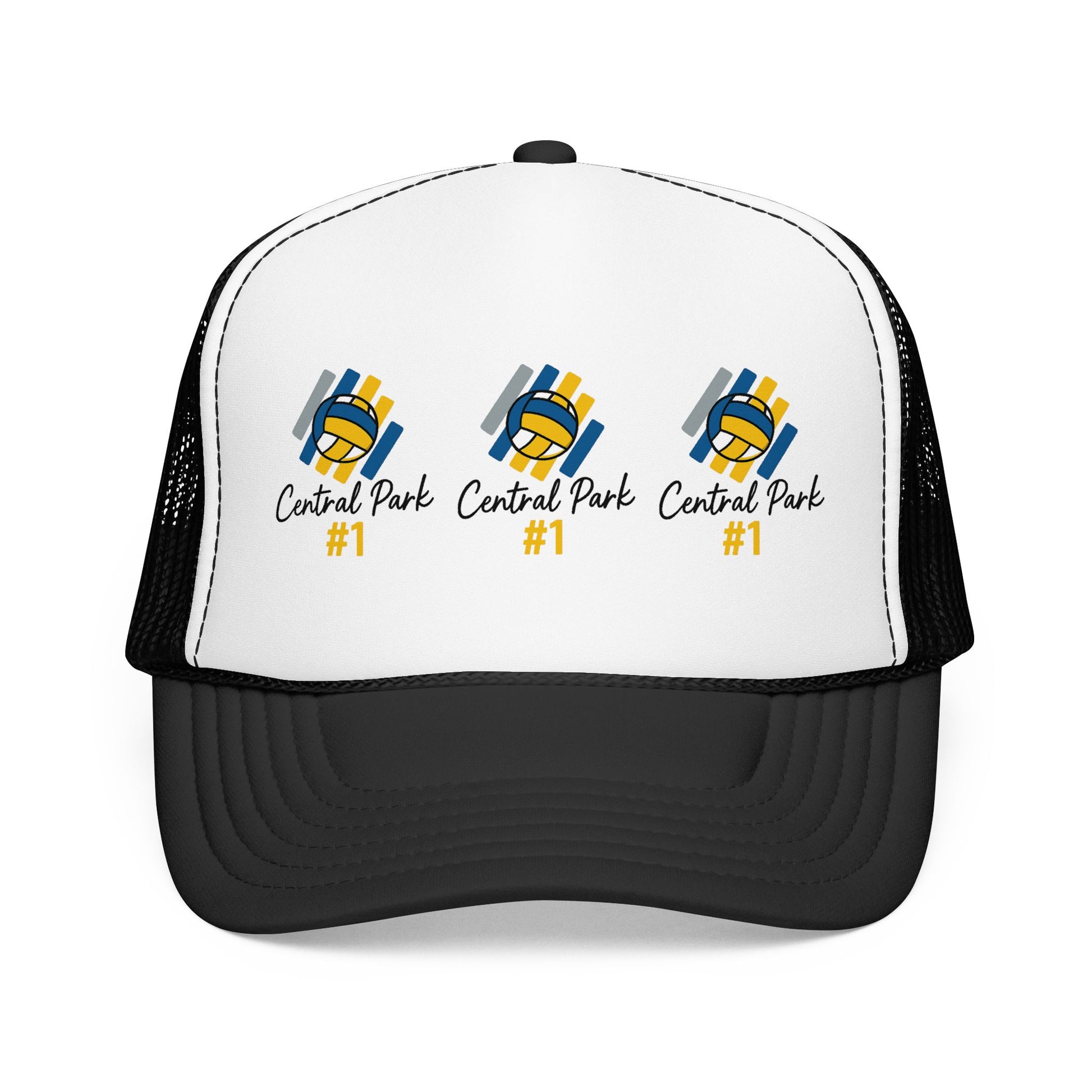 Central Park #1 volleyball trucker hat design