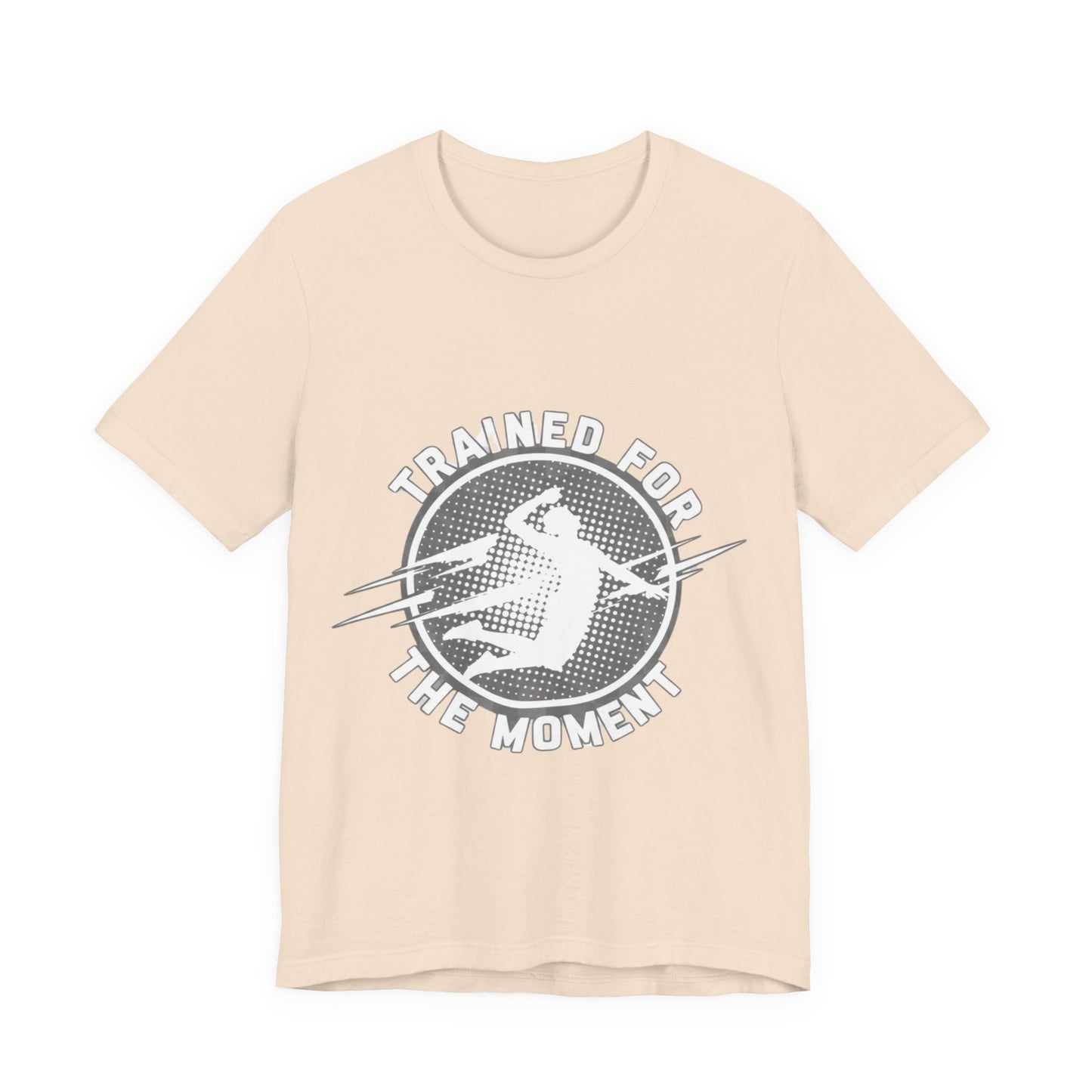 Volleyball mindset slogan Trained for the Moment shirt graphic