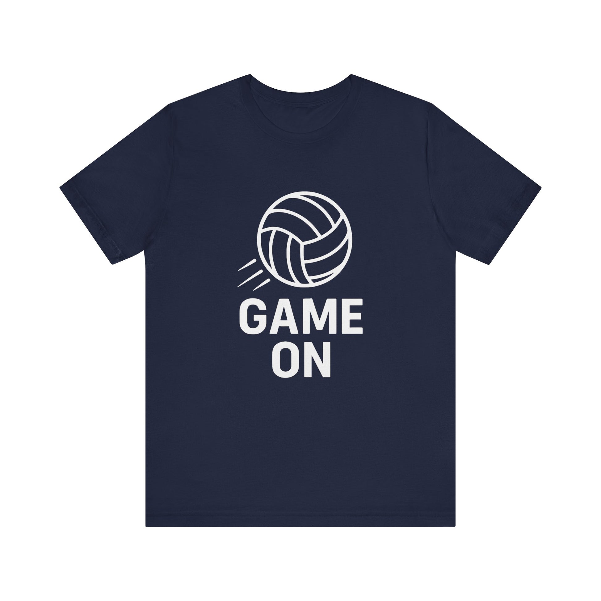 Sports shirt with volleyball design
