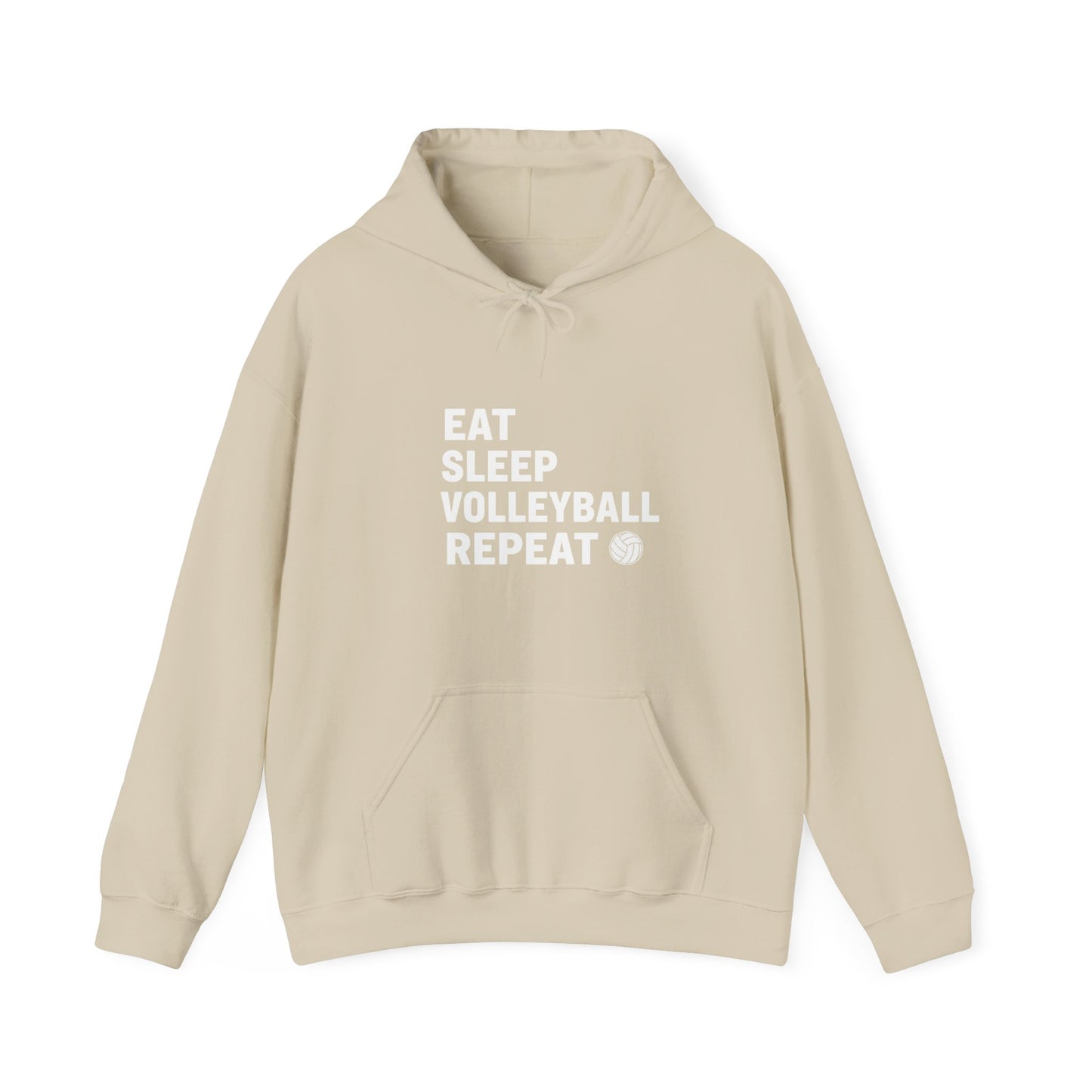 Volleyball lifestyle sweatshirt with quote