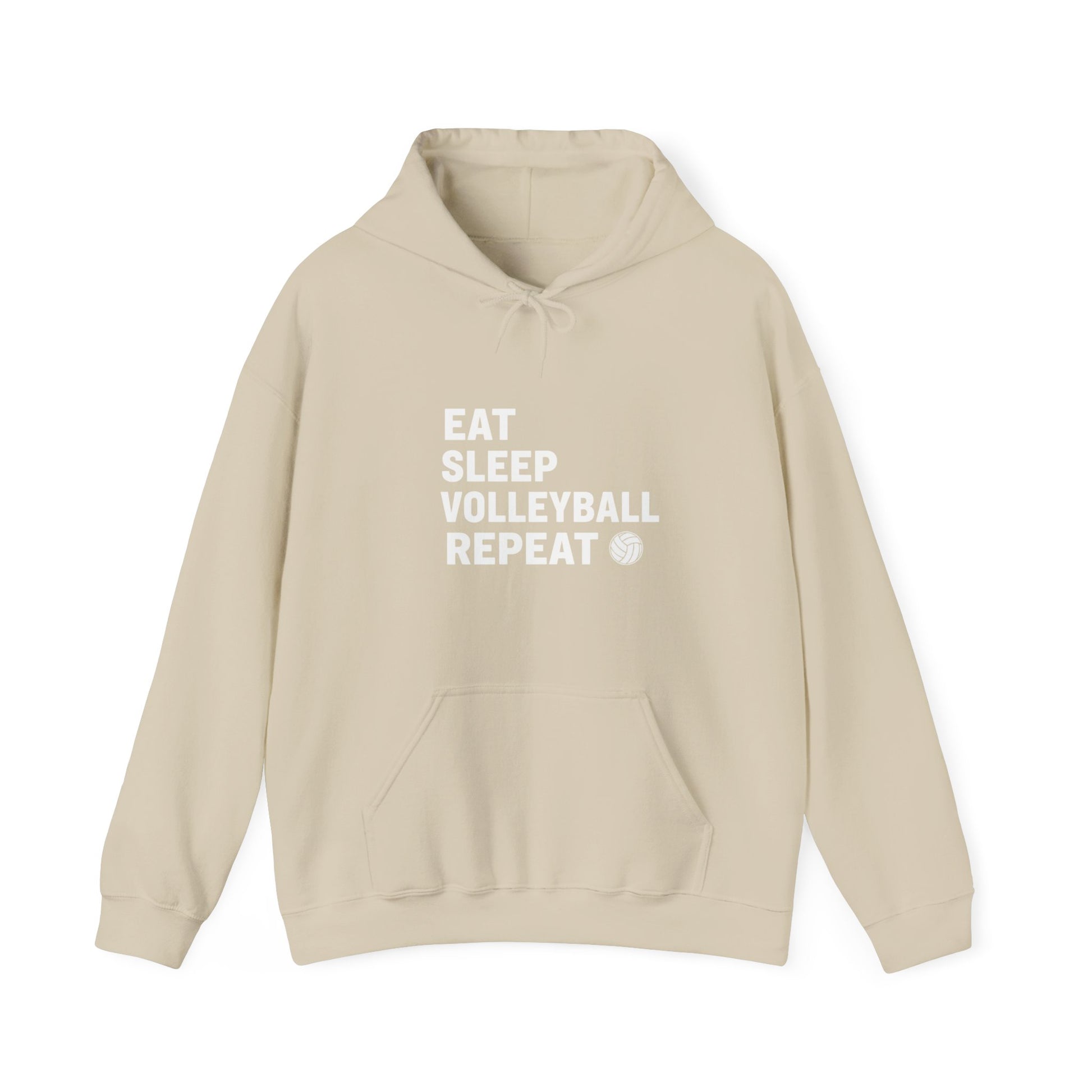 Volleyball lifestyle sweatshirt with quote