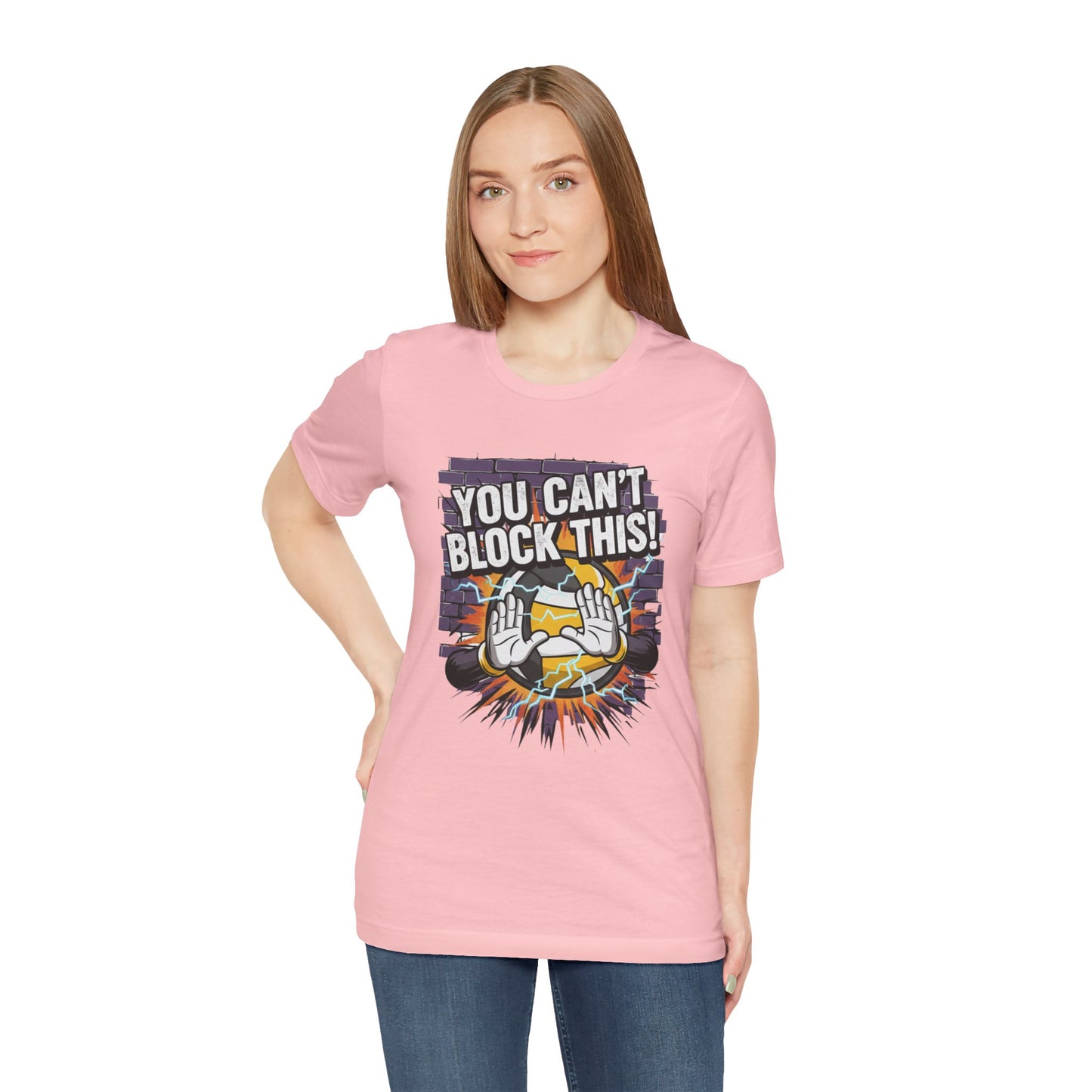 Volleyball offense slogan typography shirt