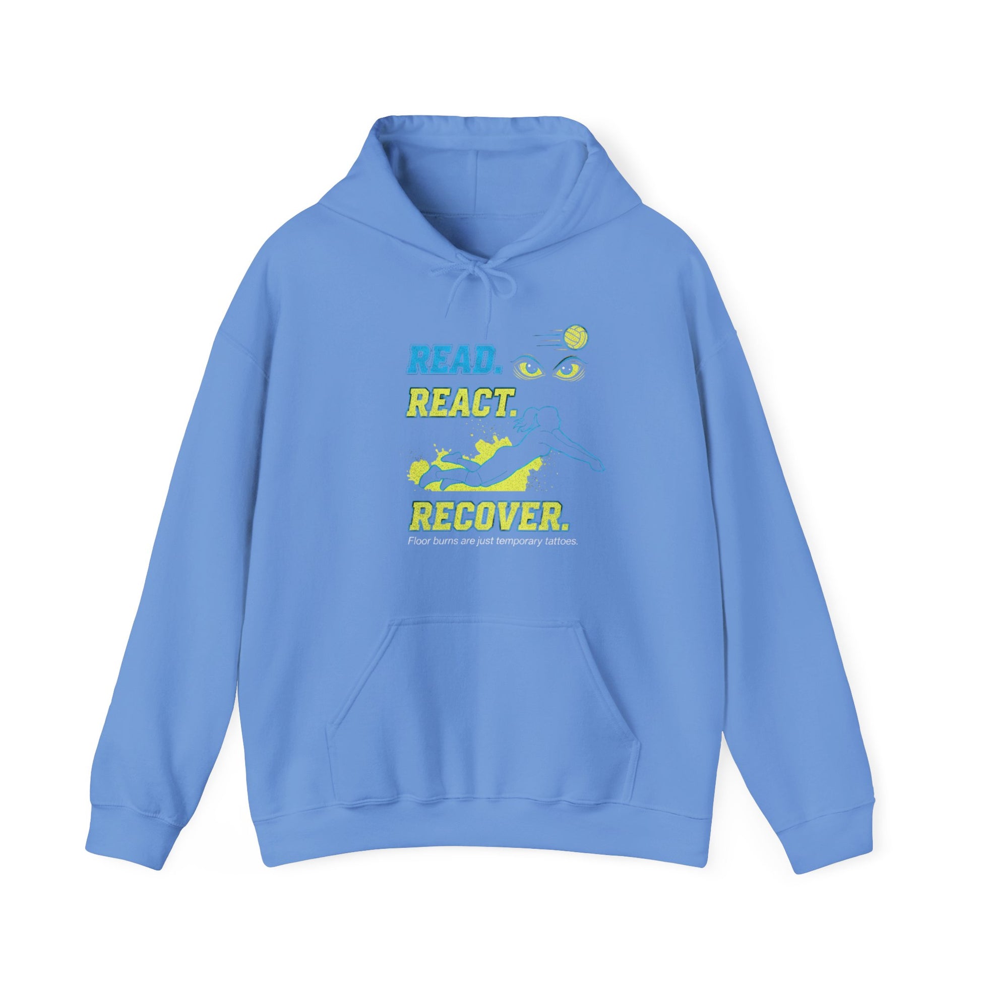 Read React Recover volleyball training hoodie