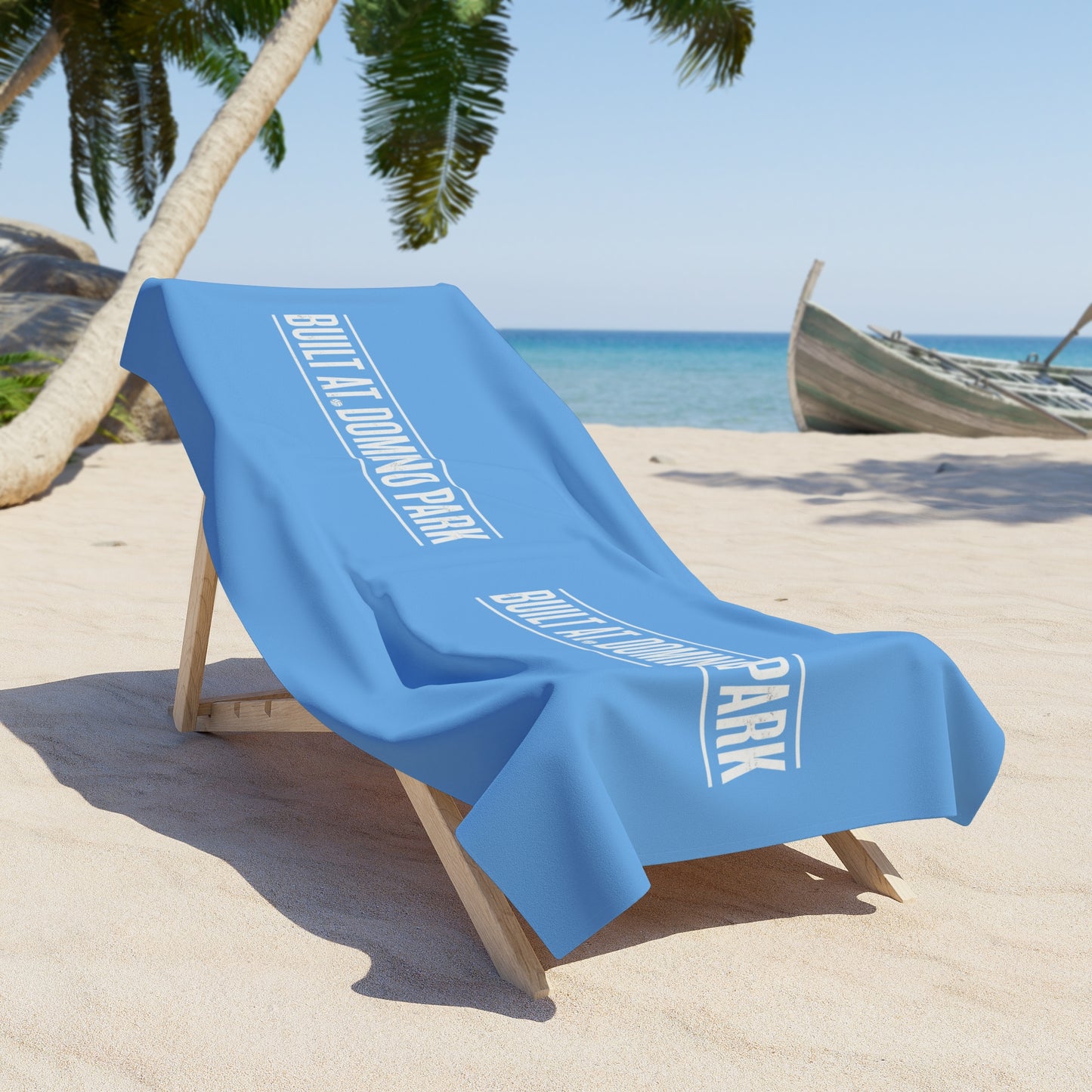 New York volleyball pride graphic beach towel