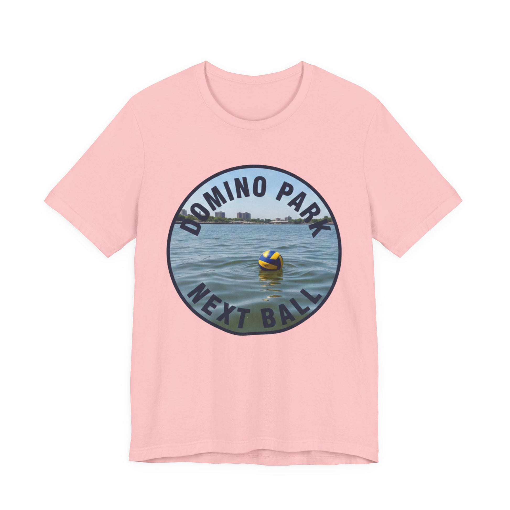 Volleyball lost in river illustration t-shirt artwork