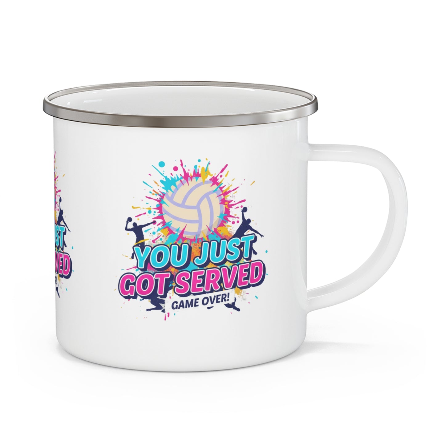 Volleyball coffee mug for players and fans