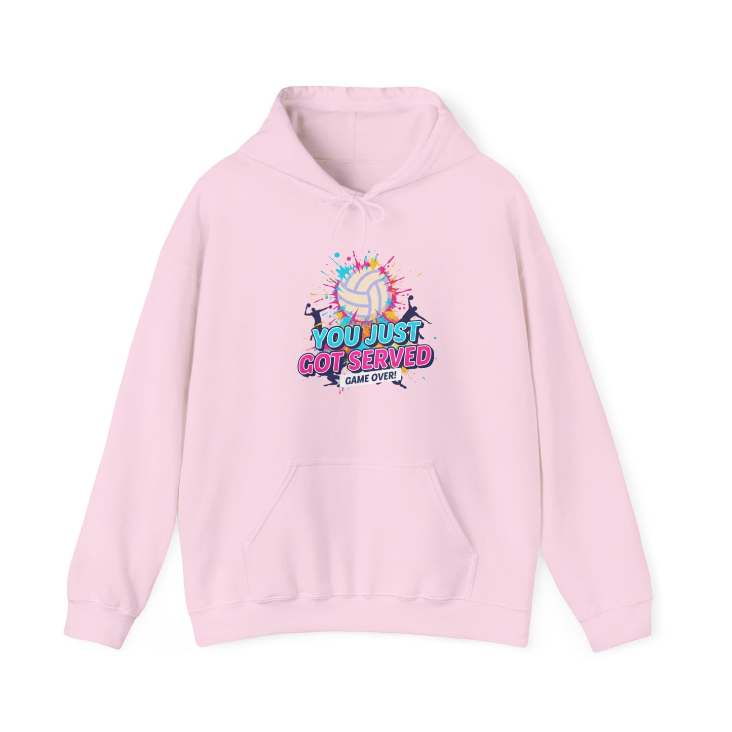Cozy volleyball hoodie for practice or travel