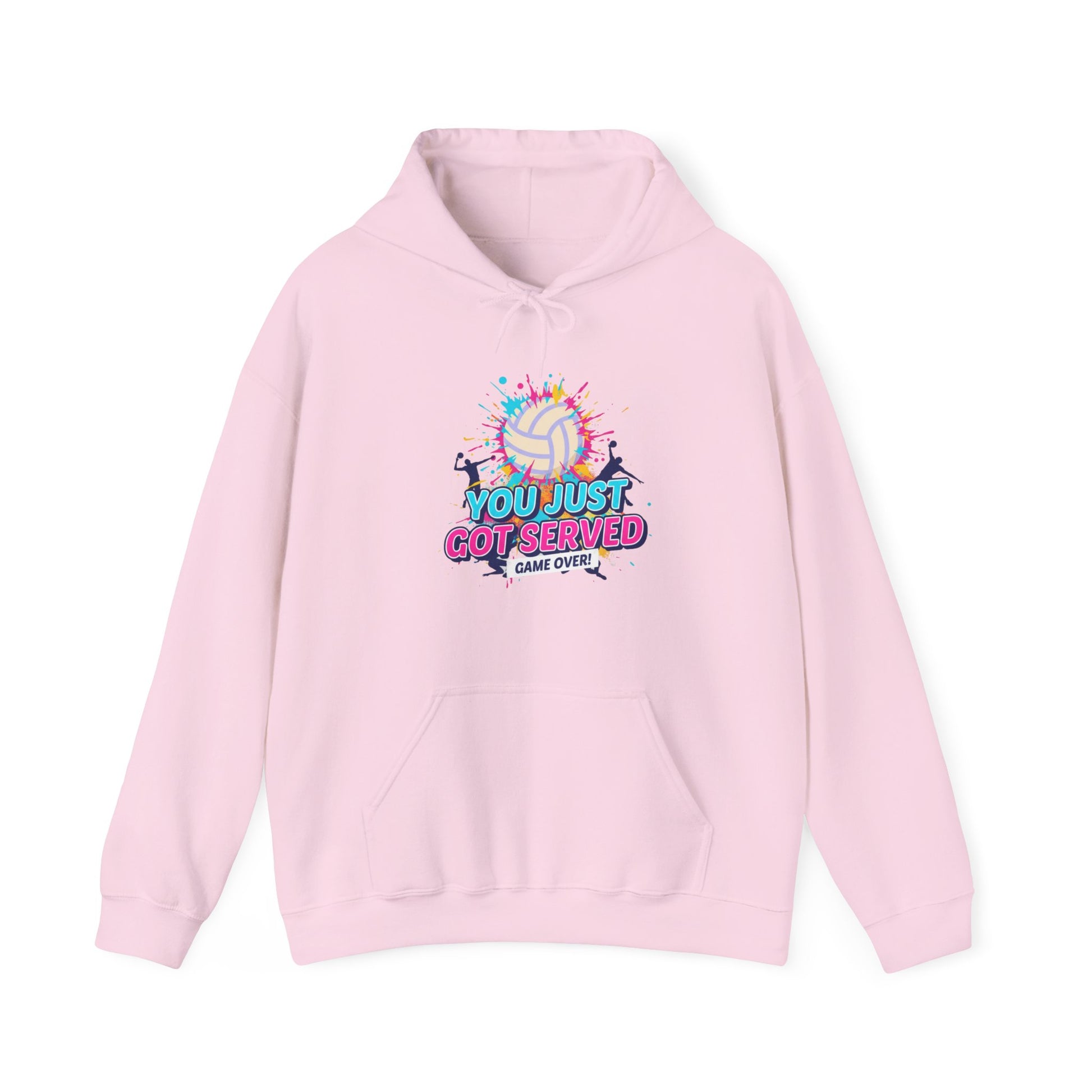 Cozy volleyball hoodie for practice or travel