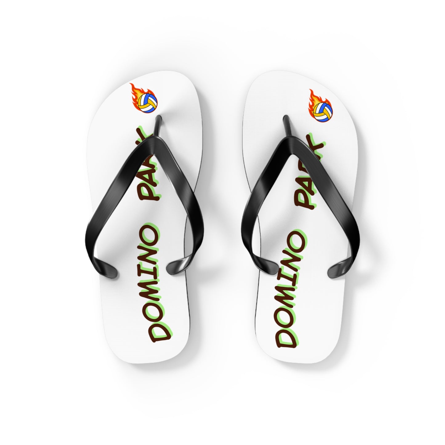 Volleyball sandals inspired by Domino Park in Brooklyn