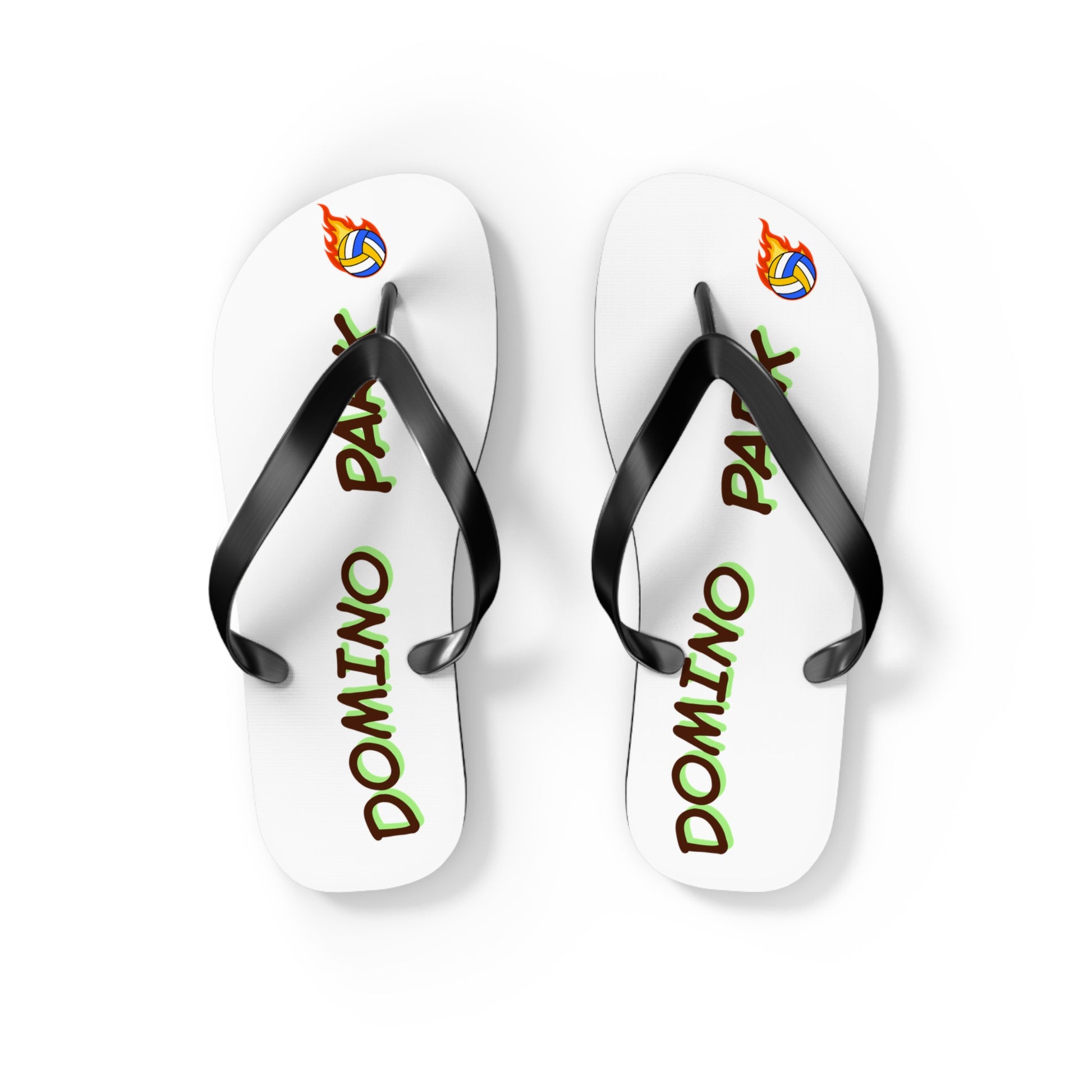 Volleyball sandals inspired by Domino Park in Brooklyn
