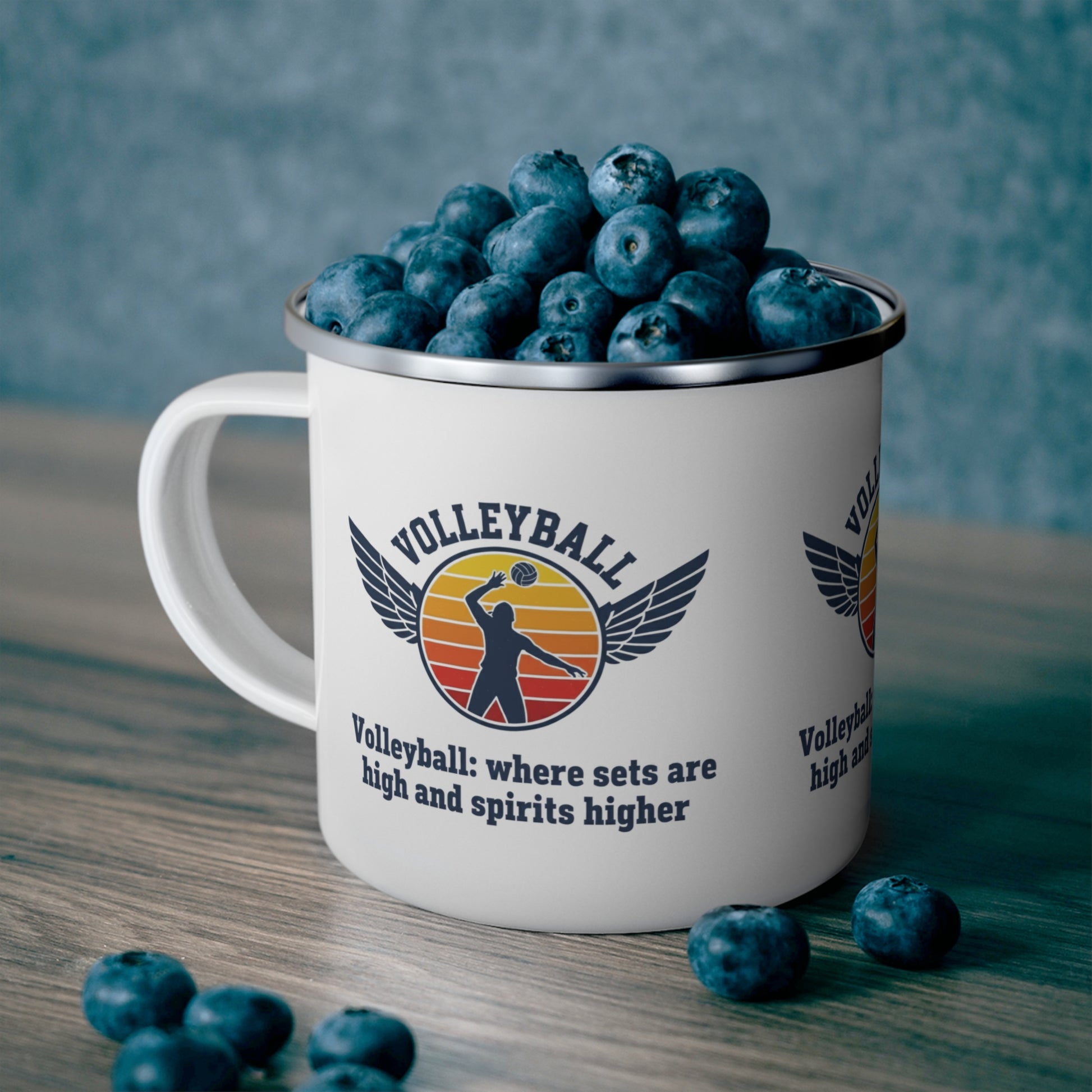 Setter themed volleyball mug