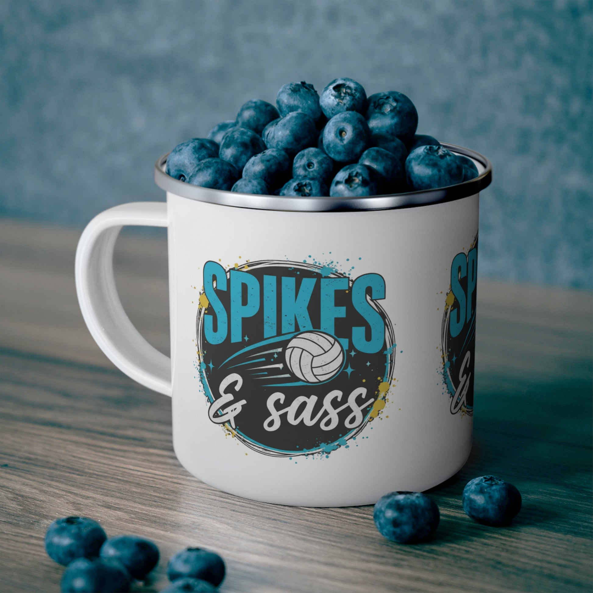 Lightweight volleyball adventure mug