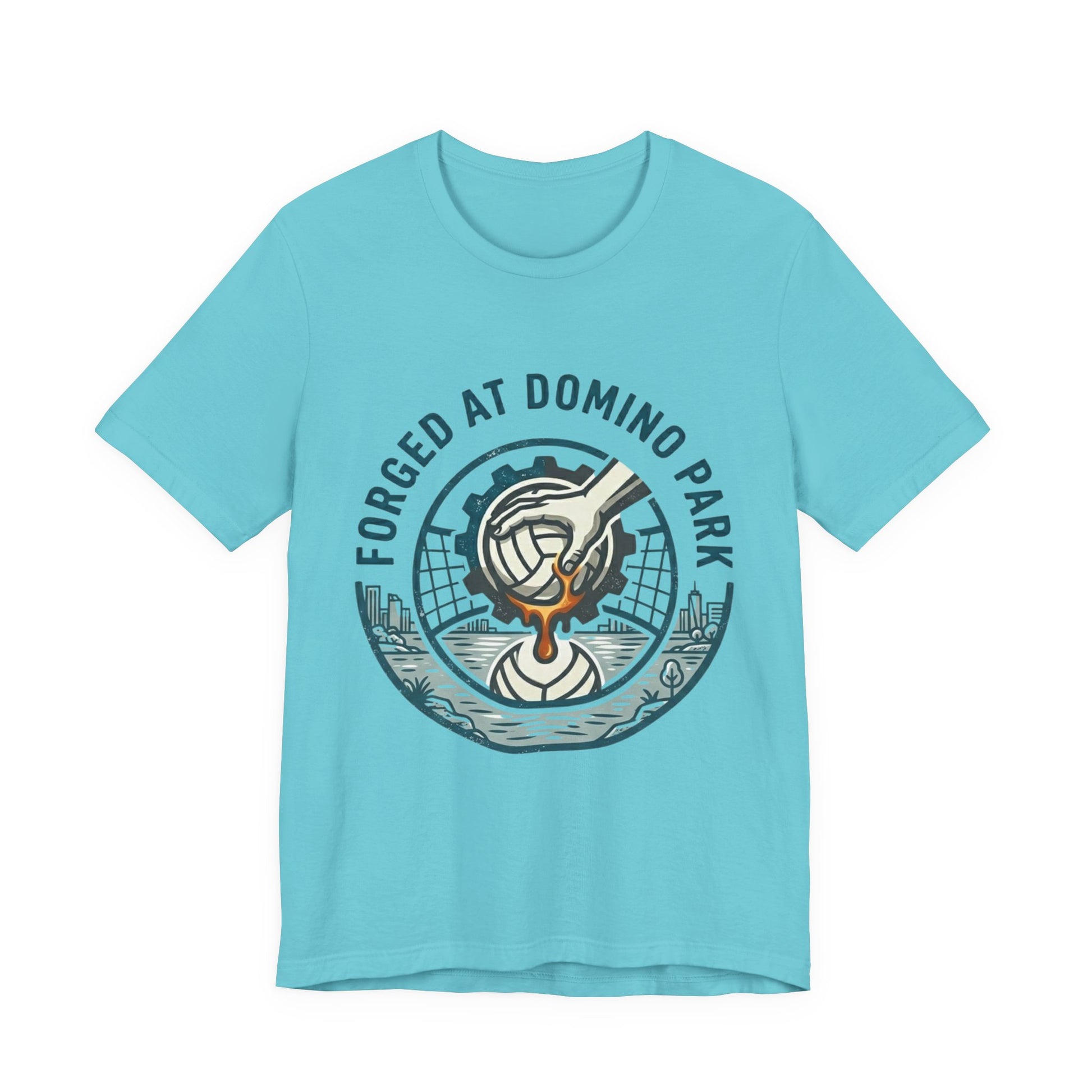 NYC volleyball culture text t-shirt design