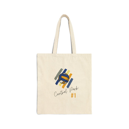 central park number one volleyball tote bag minimalist design