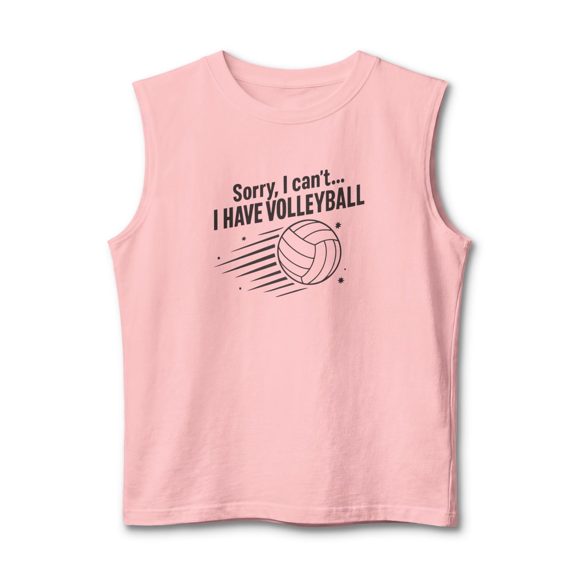 volleyball practice sleeveless shirt structured athletic fit