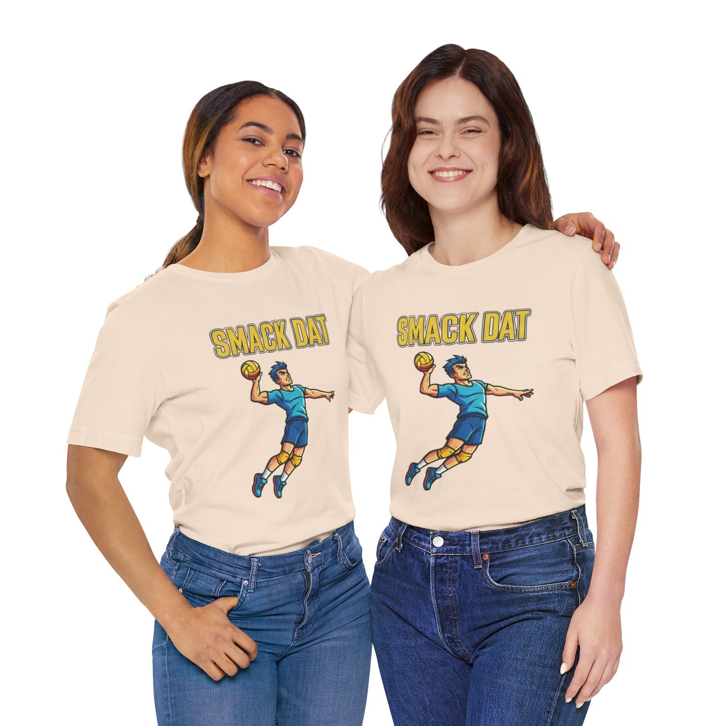 SMack Dat volleyball power slogan t-shirt illustration