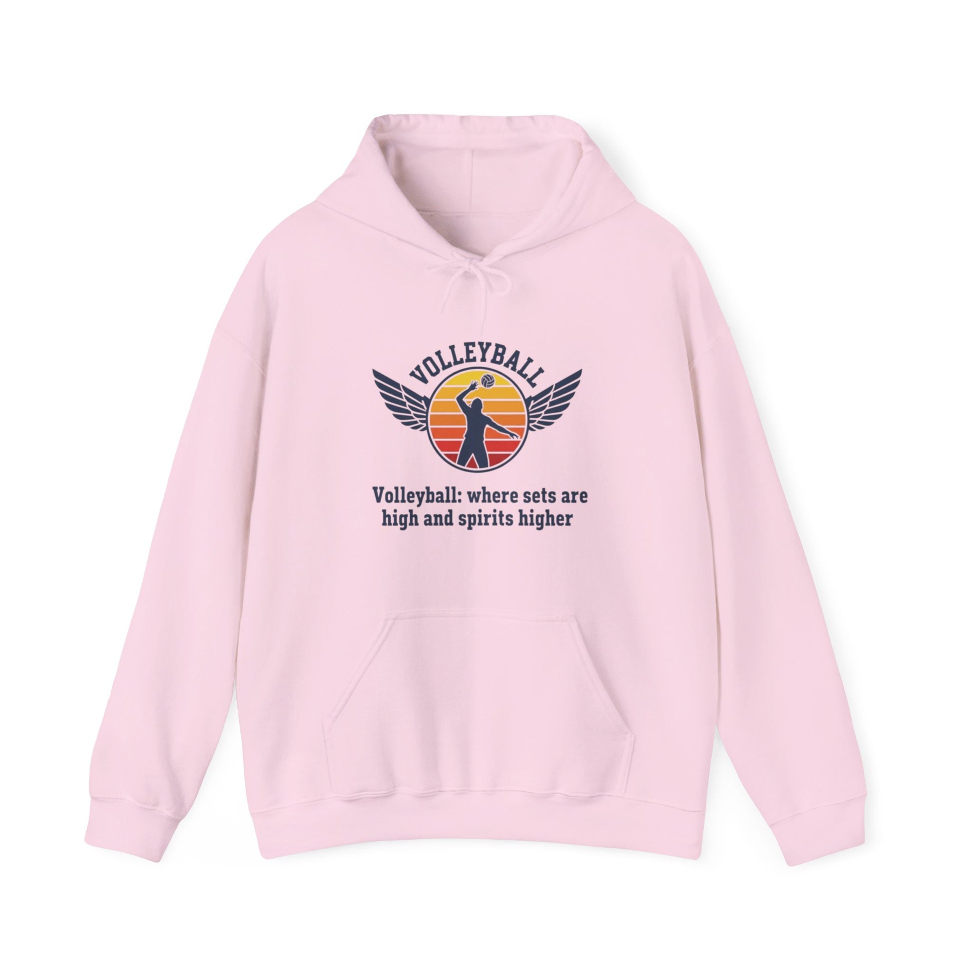 Volleyball quote graphic hoodie