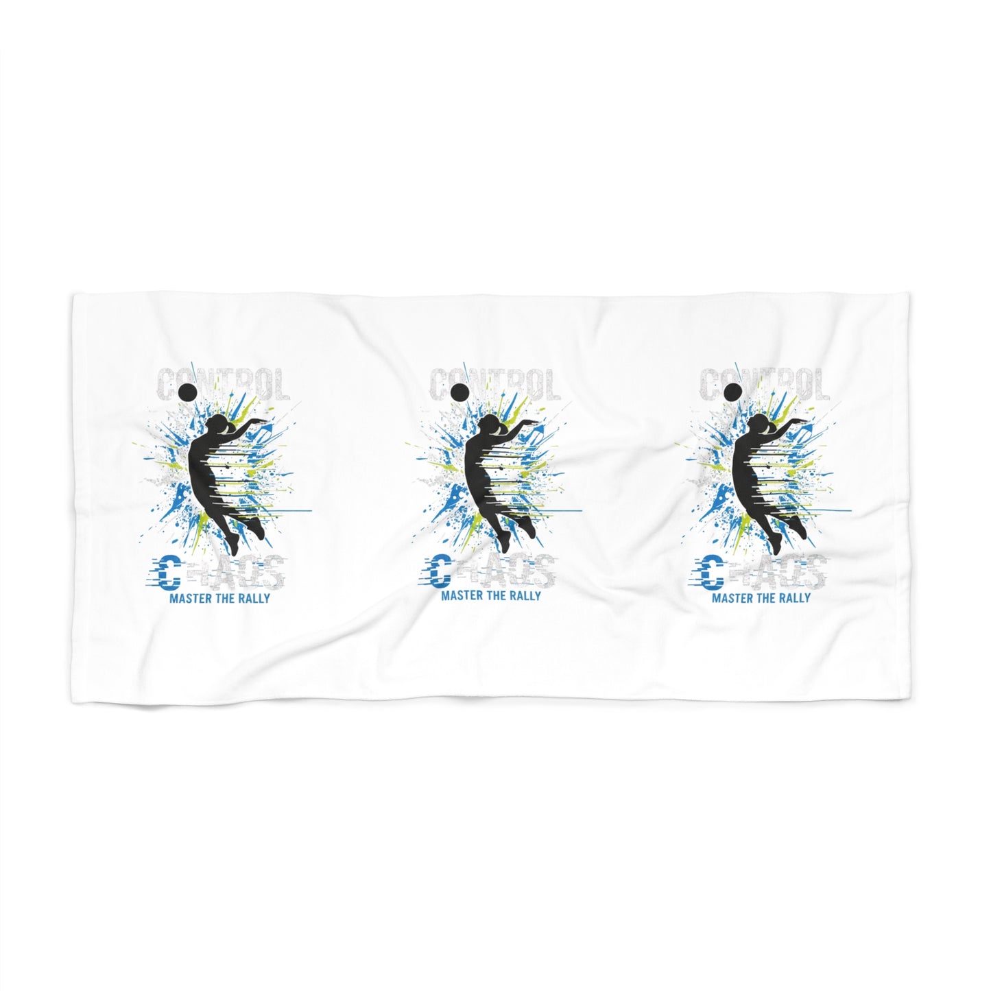 Volleyball competition mindset typography towel